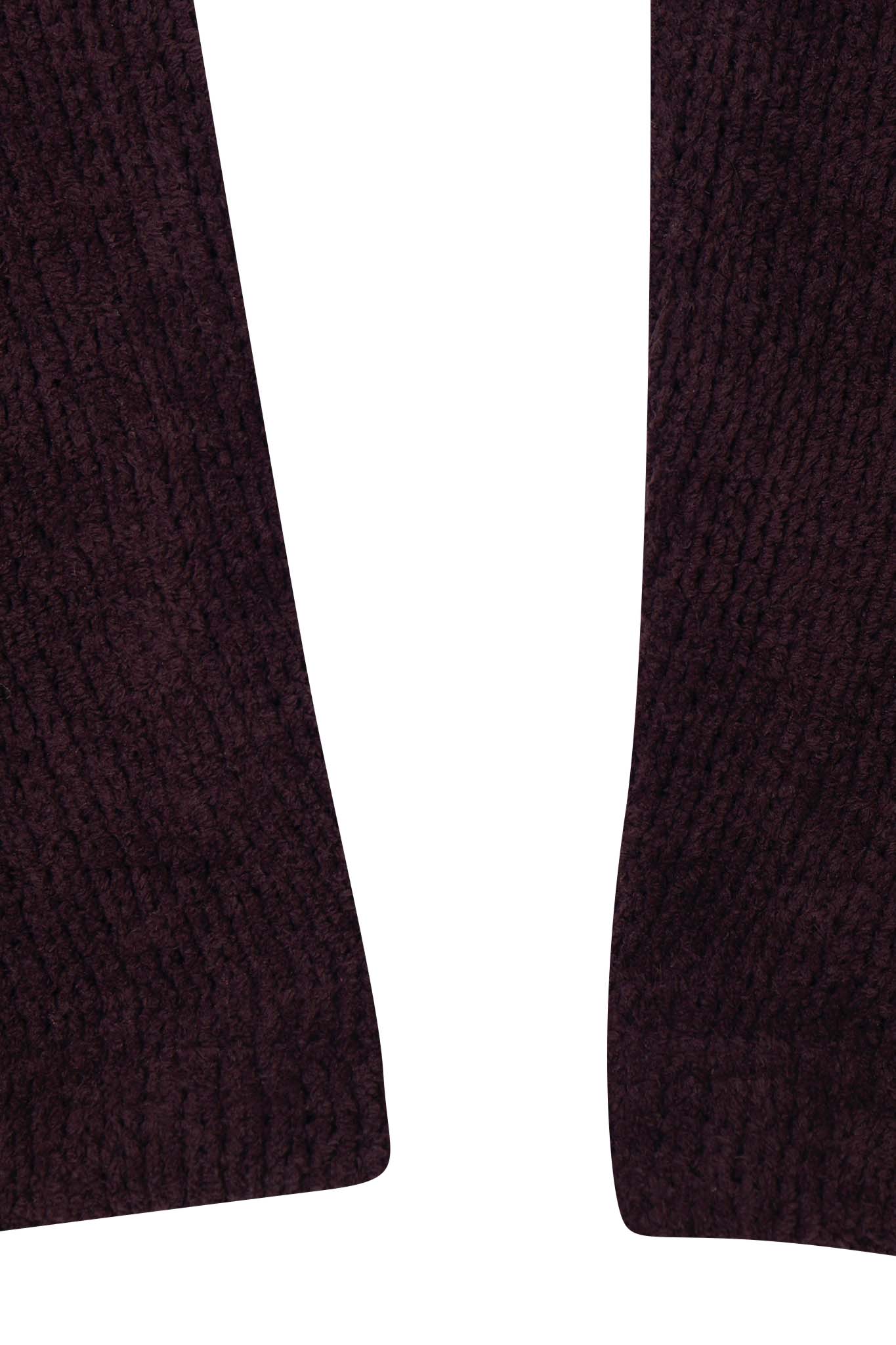 PLEATED ULTRA WIDE PANTS IN SANGRIA - Image 11