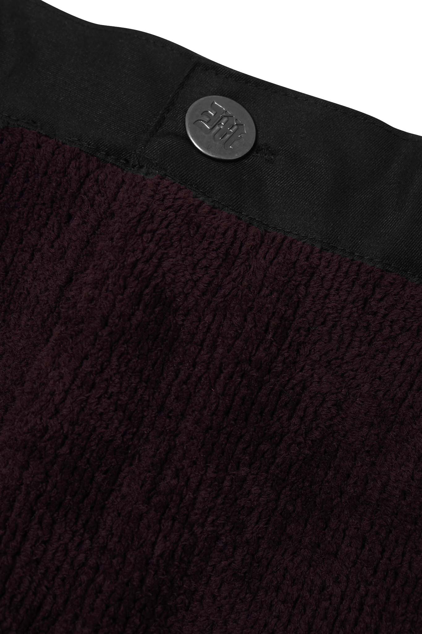 PLEATED ULTRA WIDE PANTS IN SANGRIA - Image 5