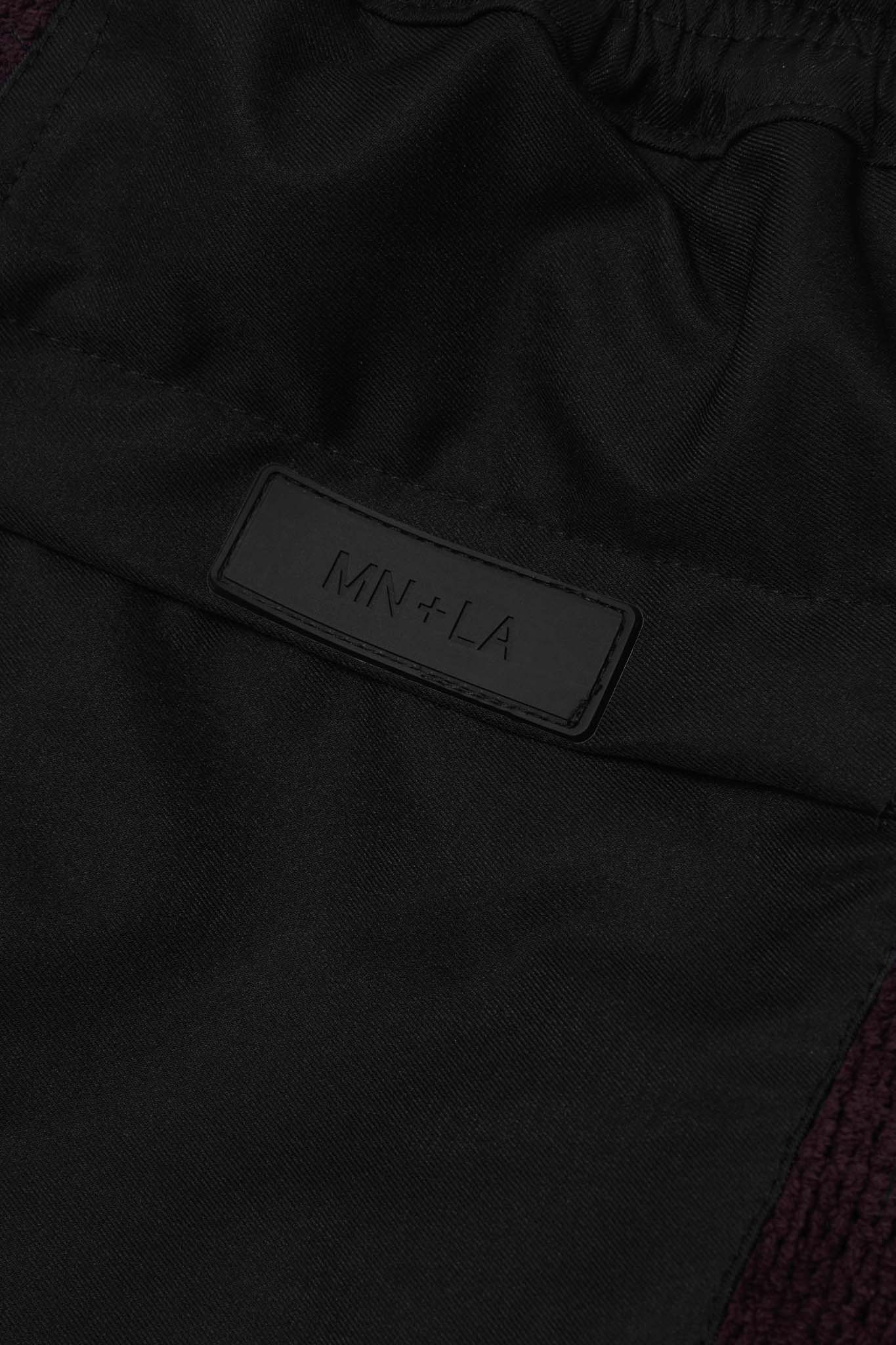 PLEATED ULTRA WIDE PANTS IN SANGRIA - Image 6