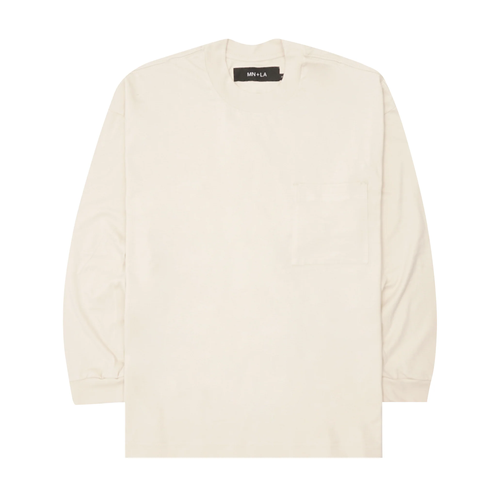 POCKET LONGSLEEVE LITE TEE IN OAT