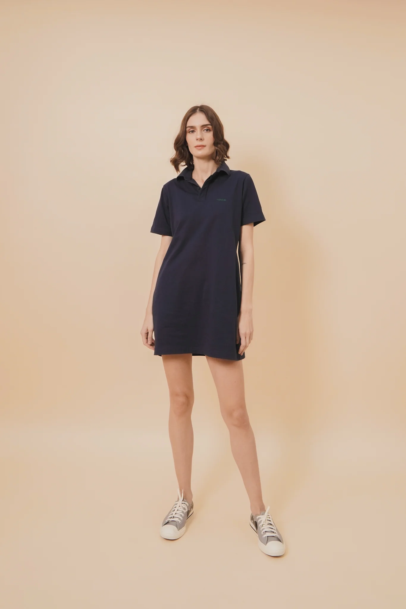 POLO DRESS IN NAVY - Image 10