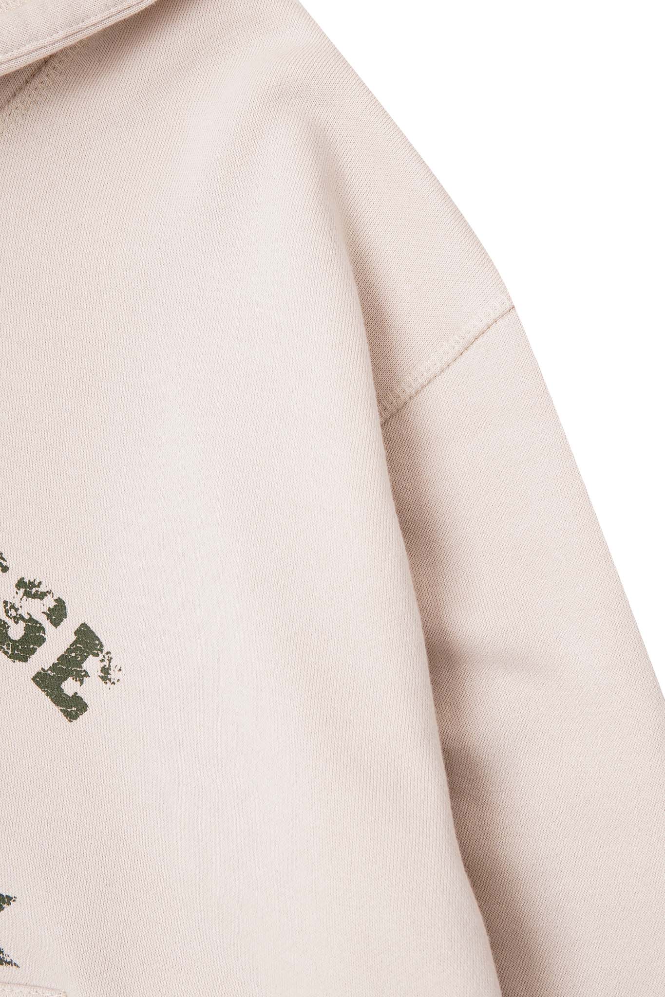 "PORTAL HOUSE 33" HOODIE IN OAT - Image 6