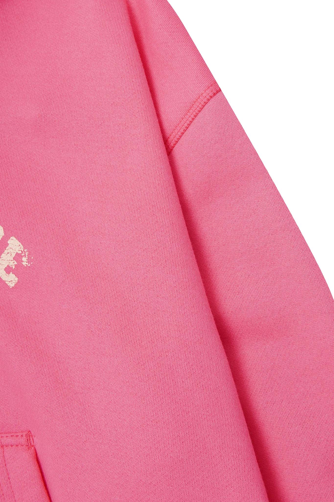 "PORTAL HOUSE 33" HOODIE IN STATIC PINK - Image 8