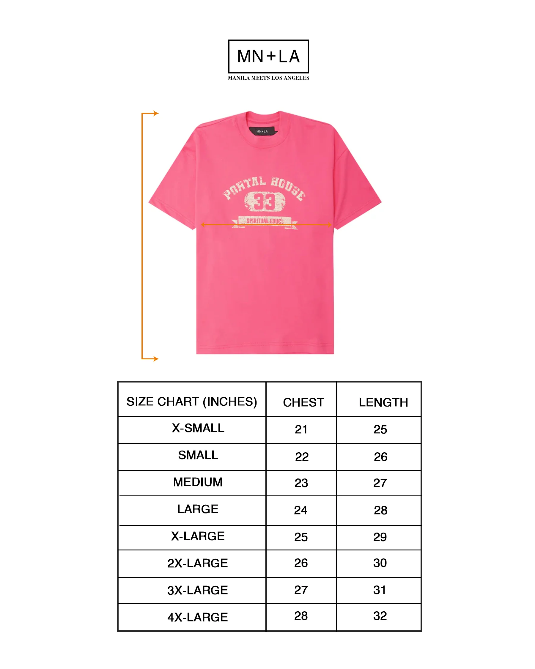 "PORTAL HOUSE 33" ULTRA HEAVY TEE IN STATIC PINK - Image 6