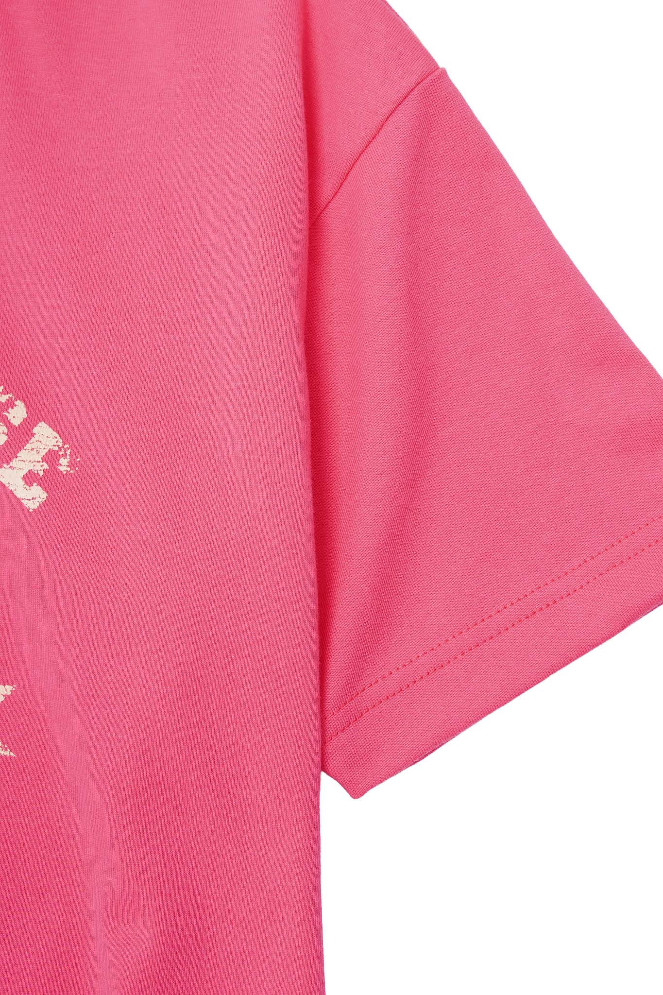 "PORTAL HOUSE 33" ULTRA HEAVY TEE IN STATIC PINK - Image 7