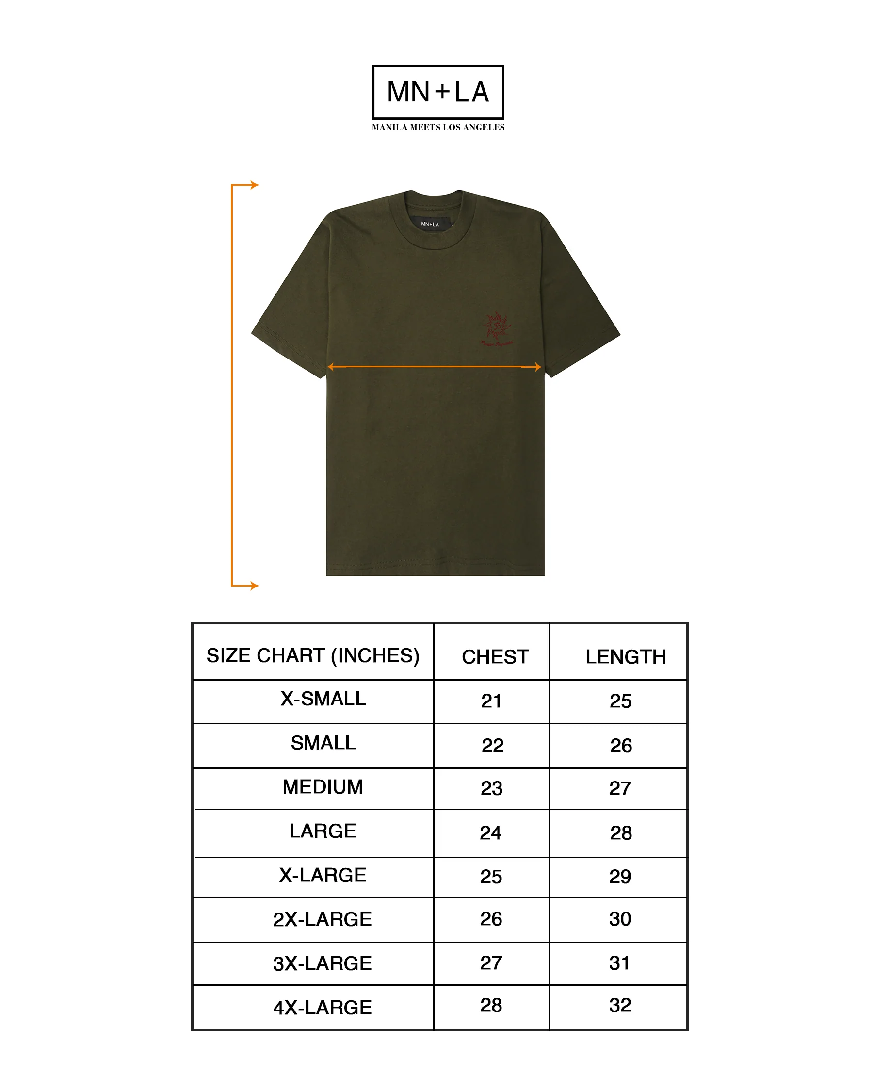 "POSITIVE FREQUENCIES" TEE IN OLIVE - Image 4