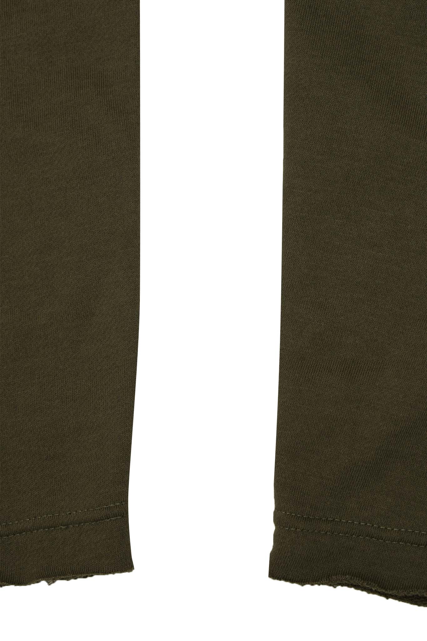 RAW FINISH CROPPED PANTS IN OLIVE - Image 11