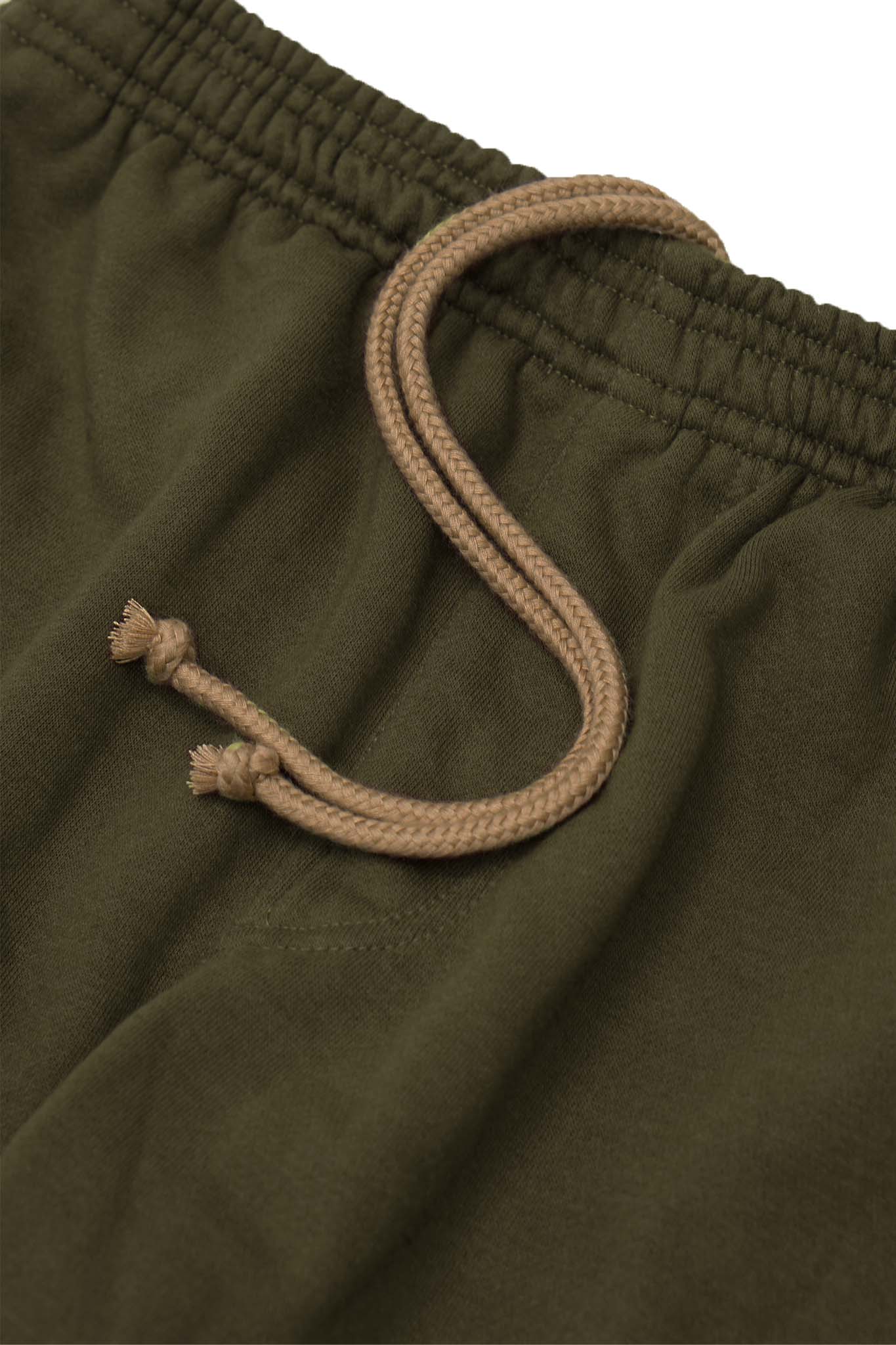 RAW FINISH CROPPED PANTS IN OLIVE - Image 6