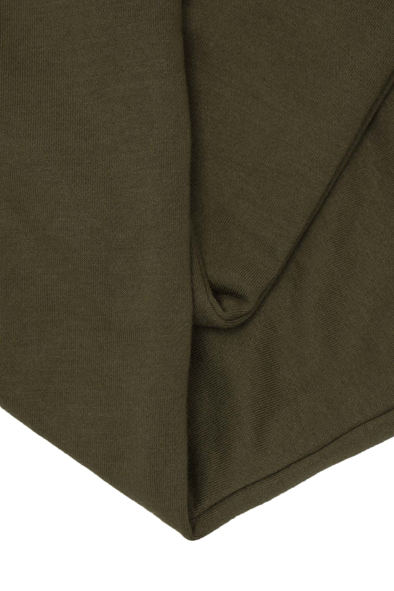 RAW FINISH CROPPED PANTS IN OLIVE - Image 9