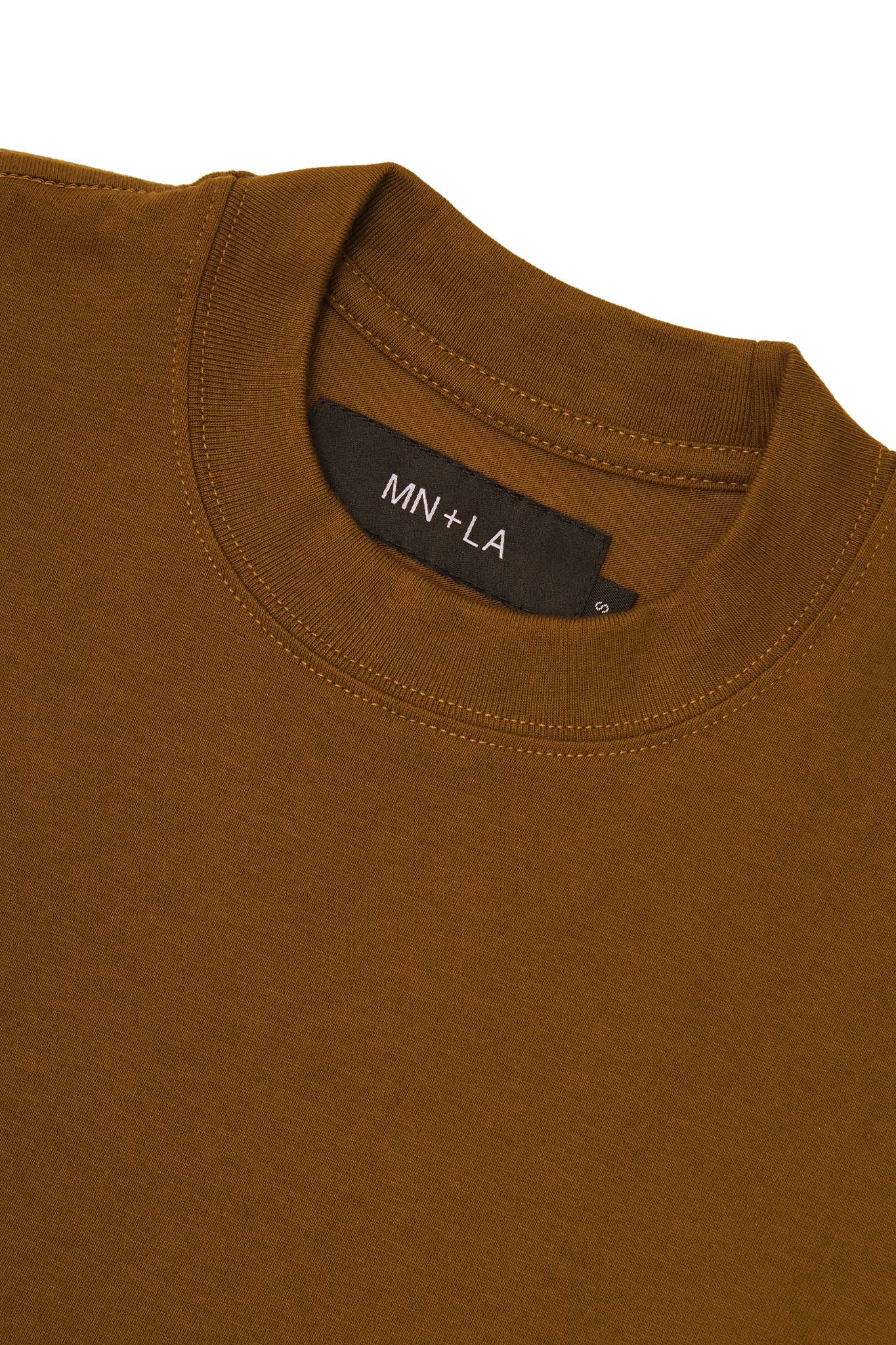 "REAR VIEW" ULTRA HEAVY TEE IN RUST - Image 3