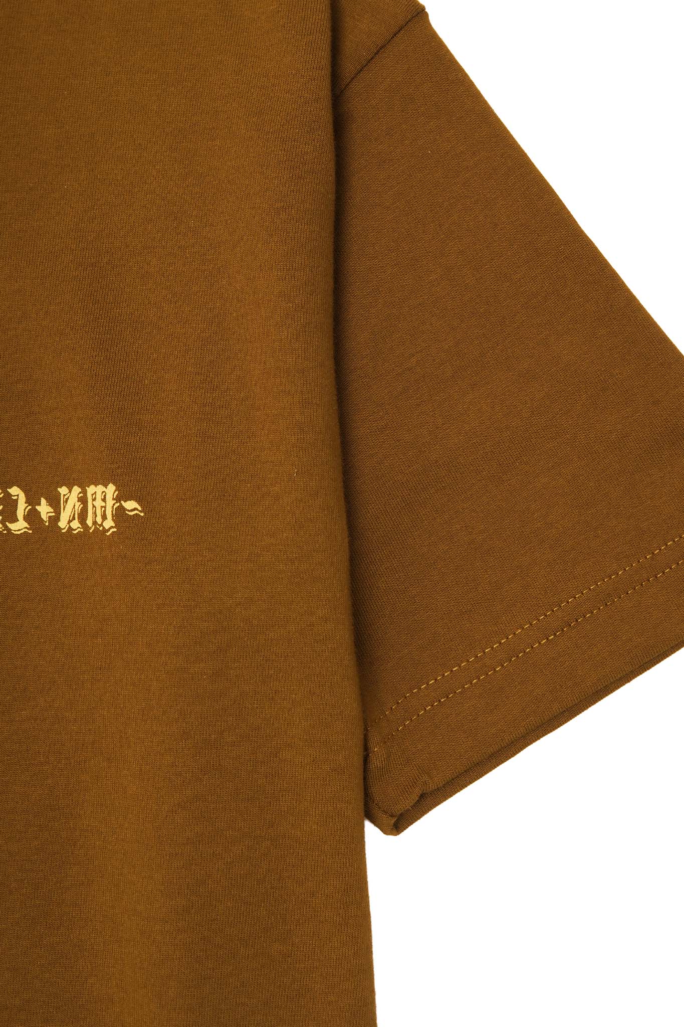"REAR VIEW" ULTRA HEAVY TEE IN RUST - Image 5