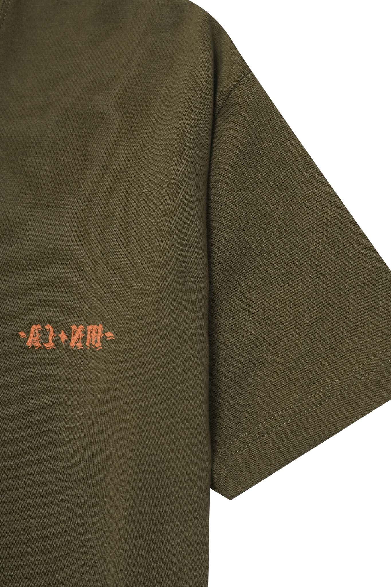 "REAR VIEW" ULTRA HEAVY TEE IN OLIVE - Image 8