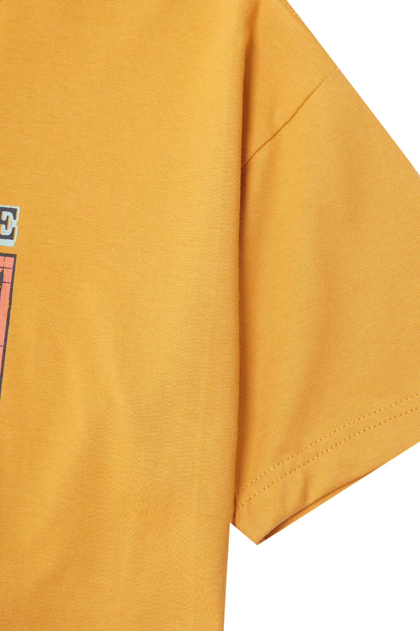 “RED LIGHT” TEE IN MUSTARD - Image 5