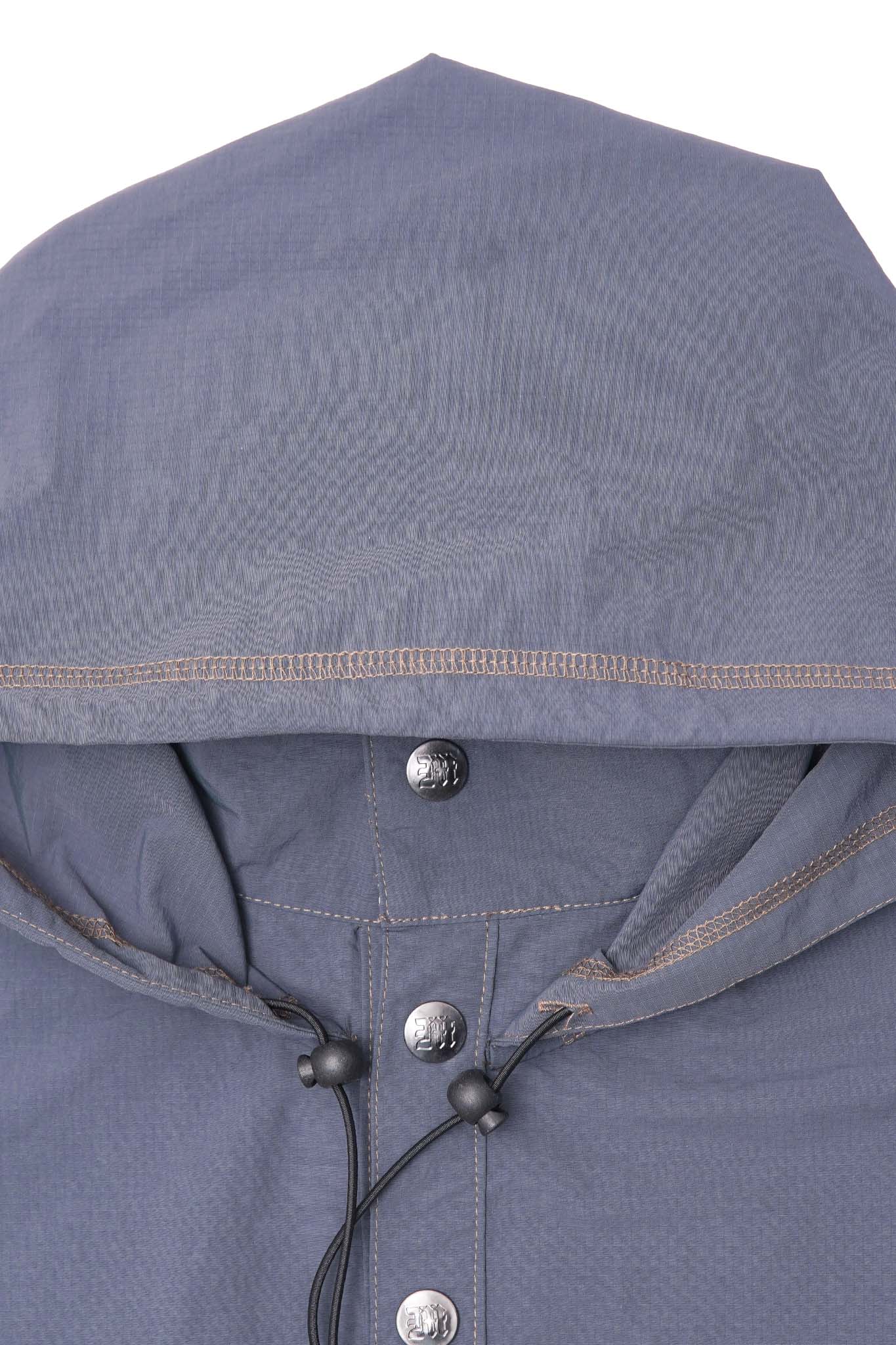 "RIDGE" ANORAK JACKET IN SLATE - Image 5