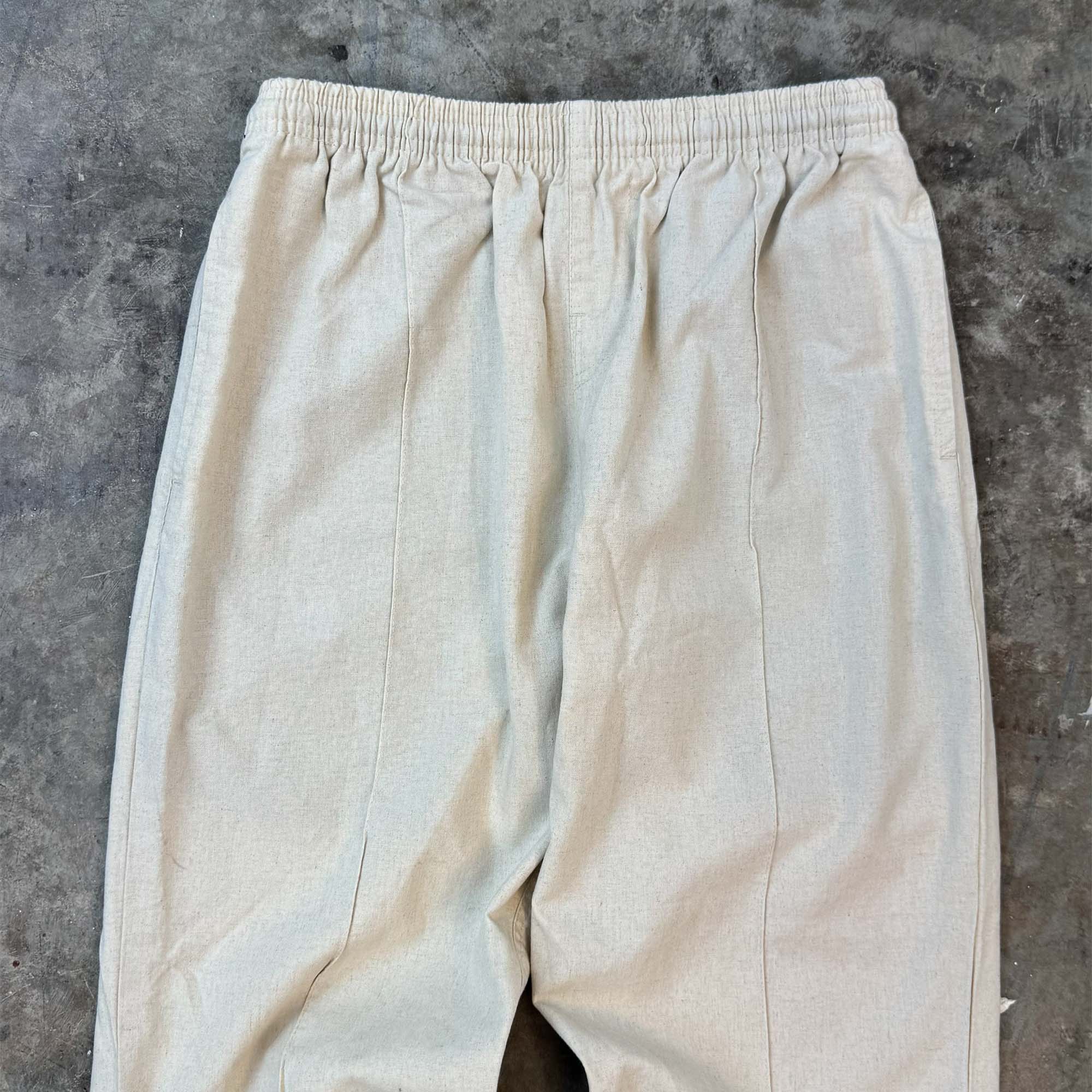 ROGUE SPLIT WIDE PANTS IN OAT - Image 2