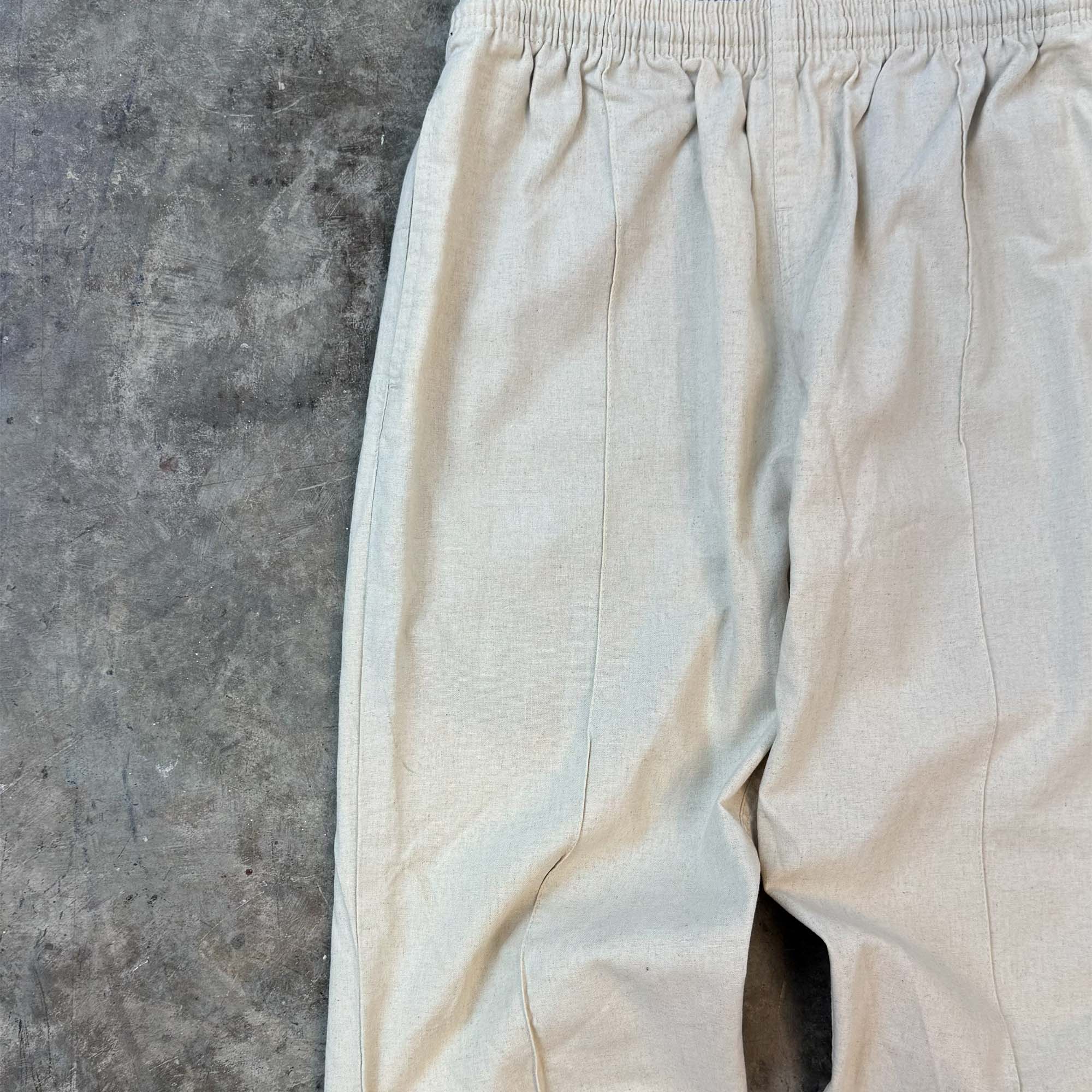 ROGUE SPLIT WIDE PANTS IN OAT - Image 3