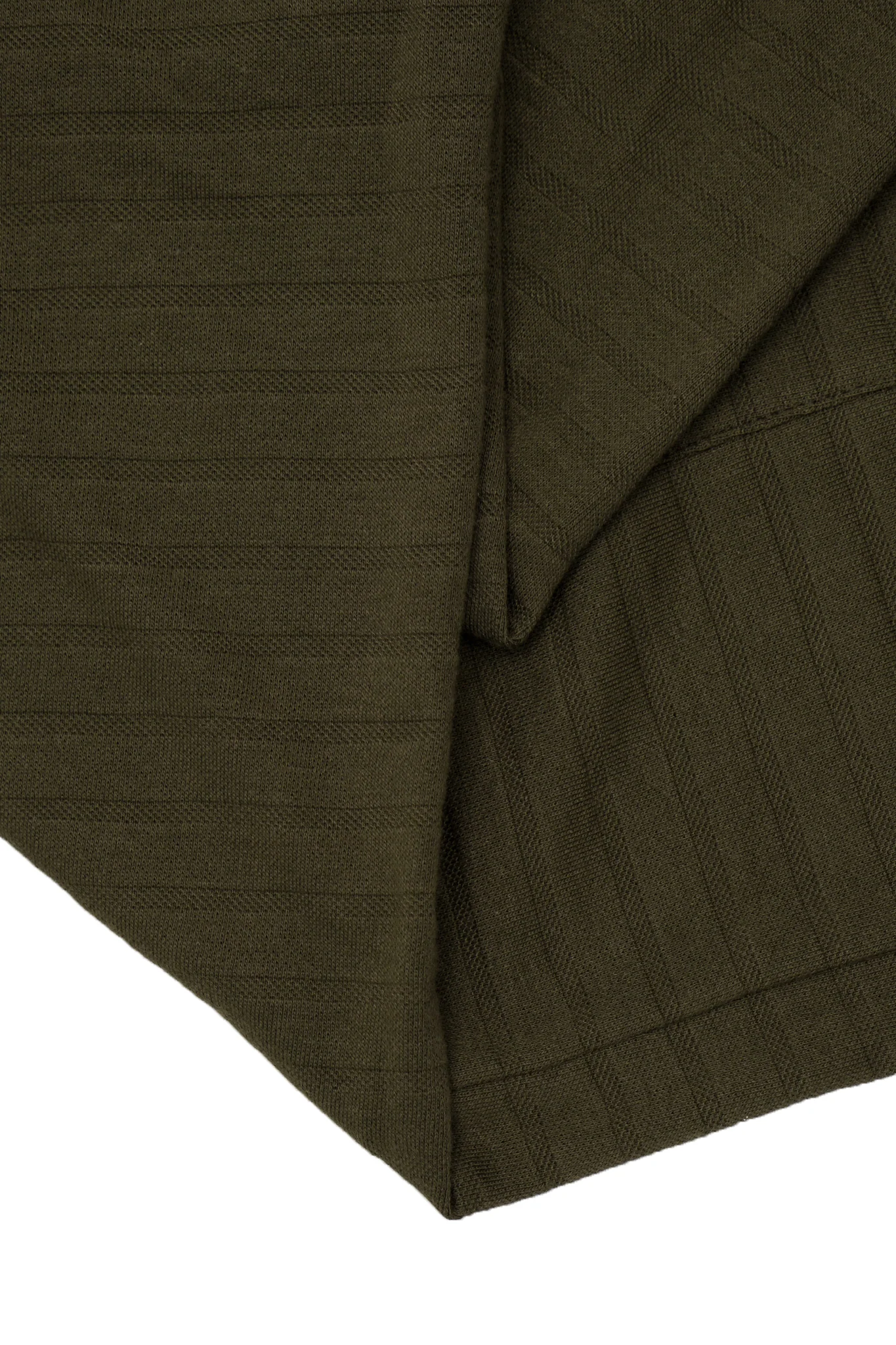 ROGUE SPLIT WIDE PANTS IN OLIVE STRIPED PIQUE - Image 13