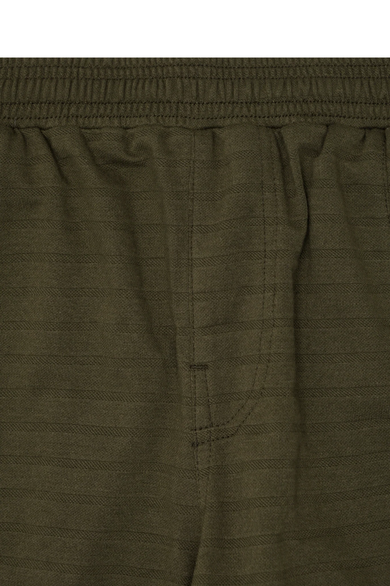 ROGUE SPLIT WIDE PANTS IN OLIVE STRIPED PIQUE - Image 5