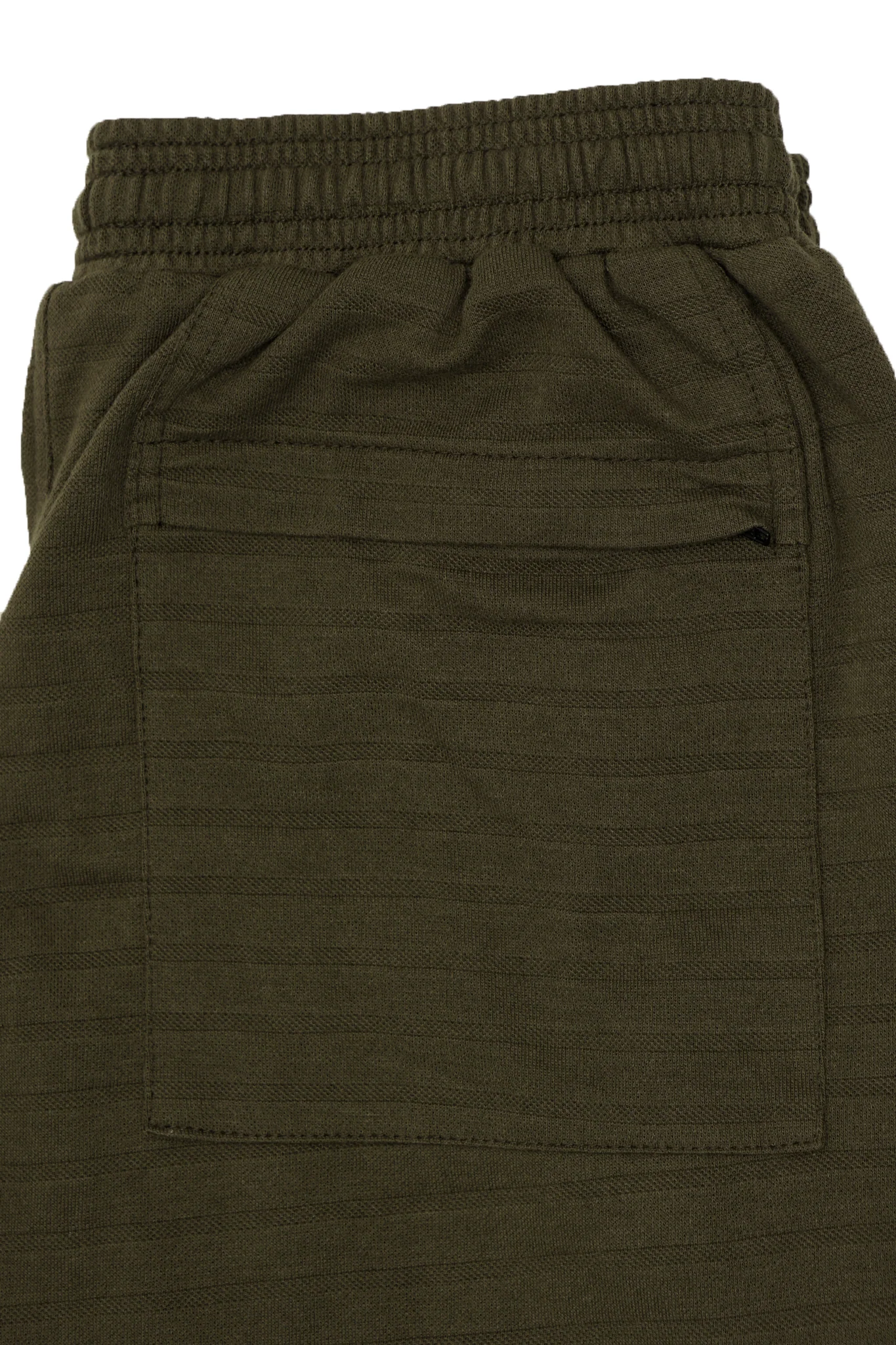 ROGUE SPLIT WIDE PANTS IN OLIVE STRIPED PIQUE - Image 8