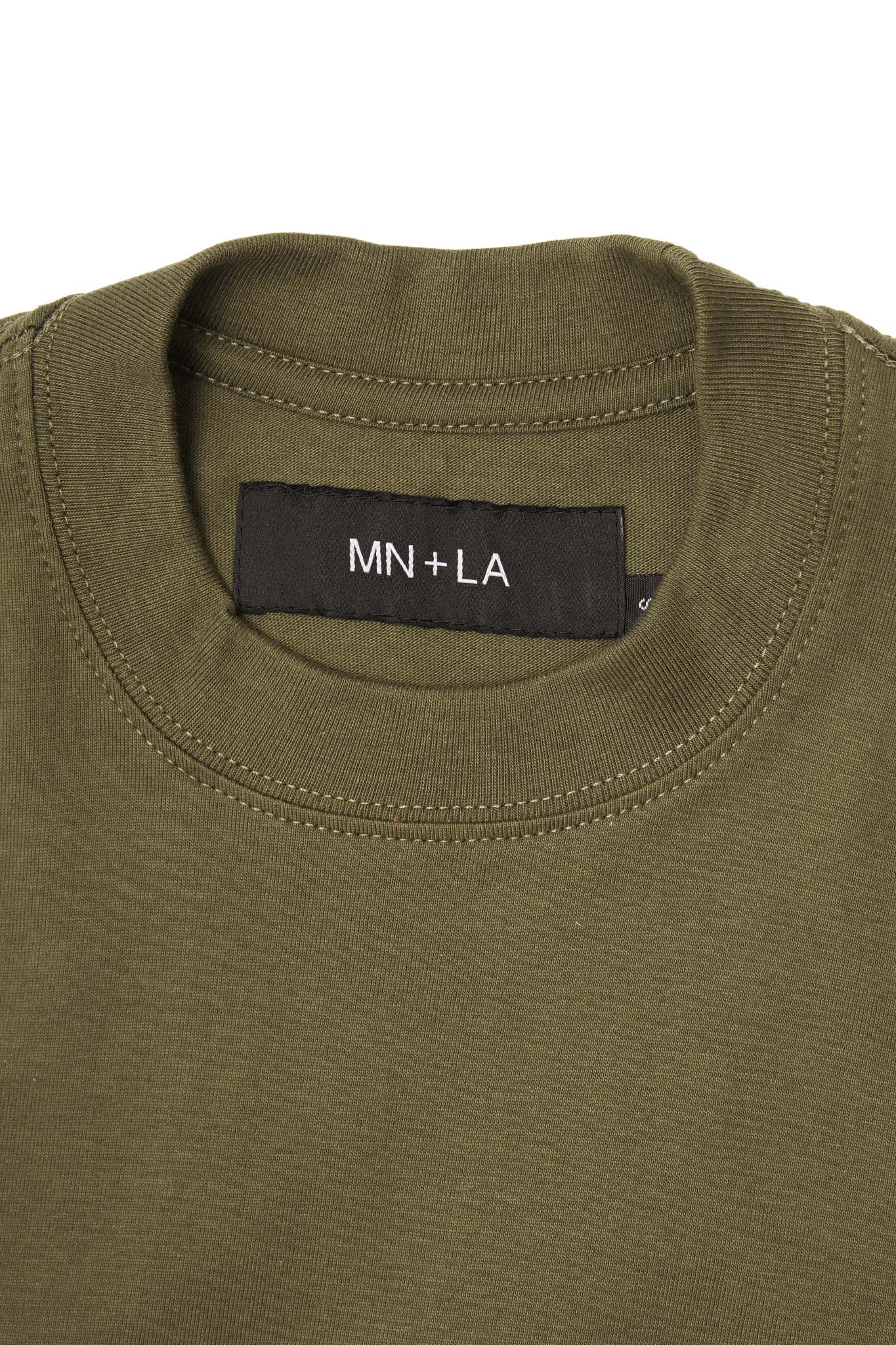 "SAFE TRIP" TEE IN OLIVE - Image 2