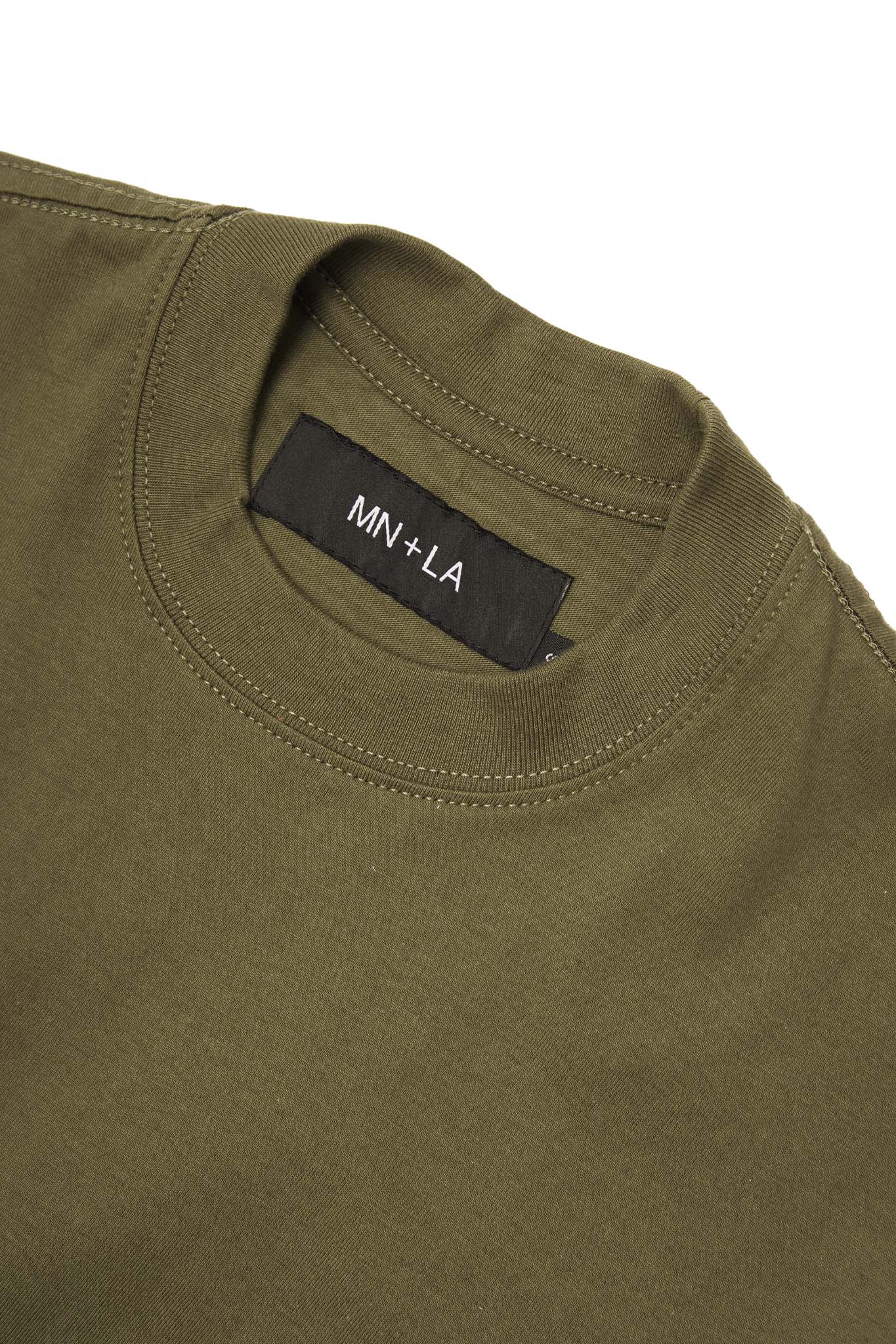 "SAFE TRIP" TEE IN OLIVE - Image 3