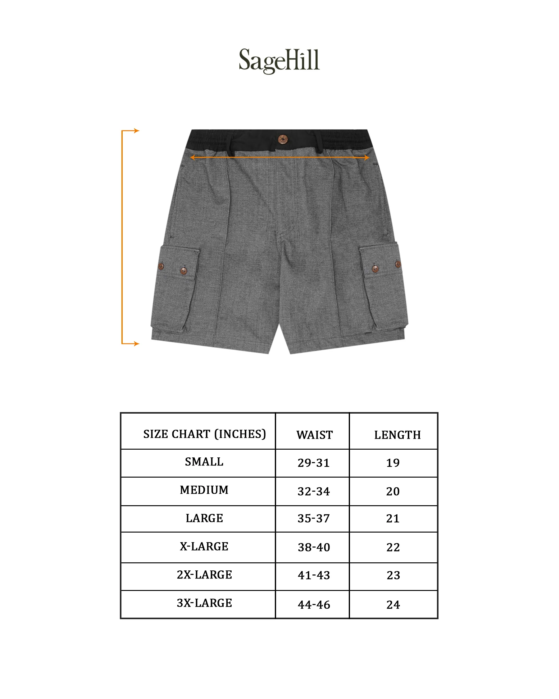 "SARU" SHORTS (002) IN SLATE - Image 3