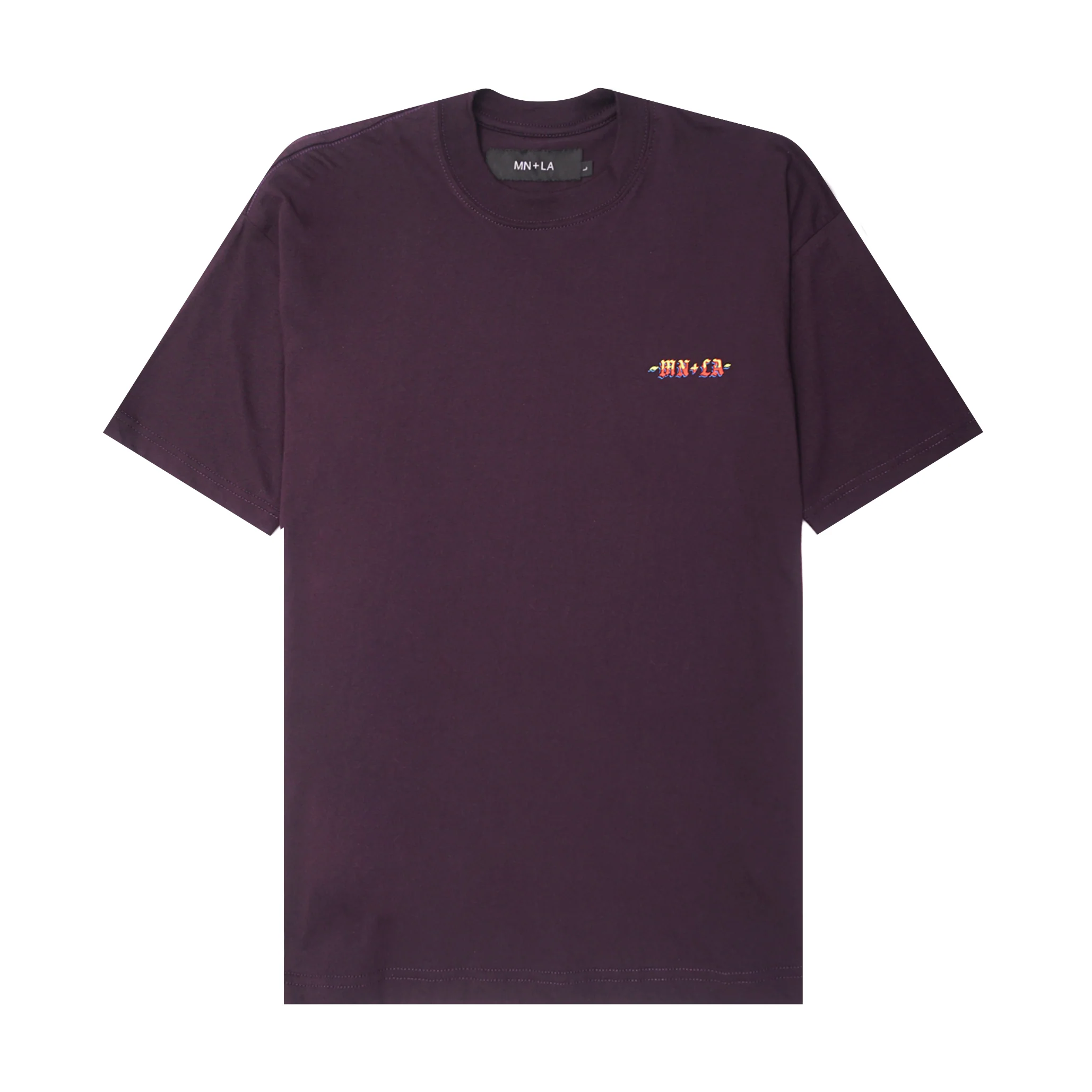 "SCORCH" LOGO TEE IN SHADOW PURPLE