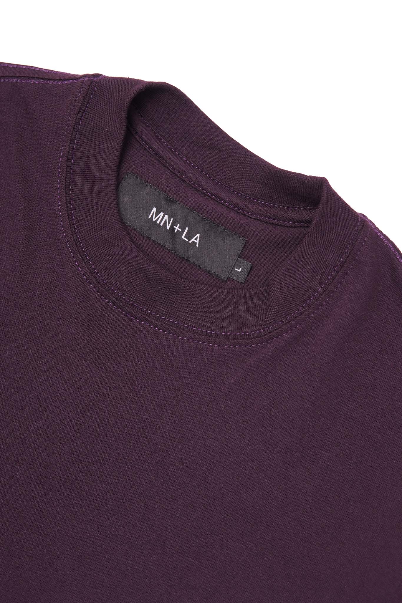 "SCORCH" LOGO TEE IN SHADOW PURPLE - Image 4