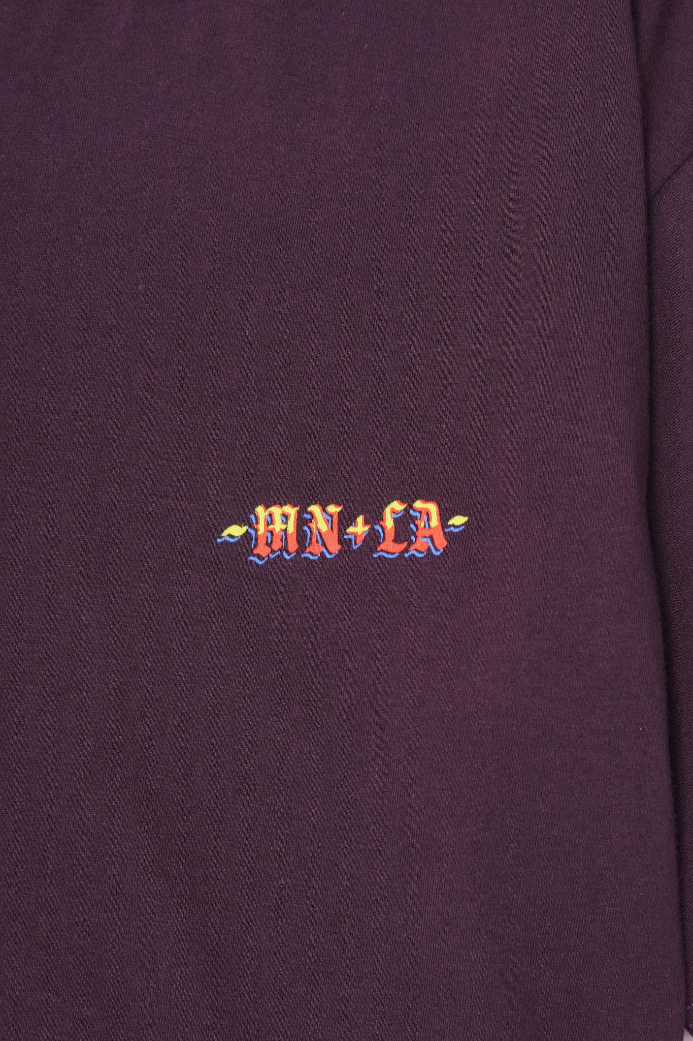 "SCORCH" LOGO TEE IN SHADOW PURPLE - Image 6