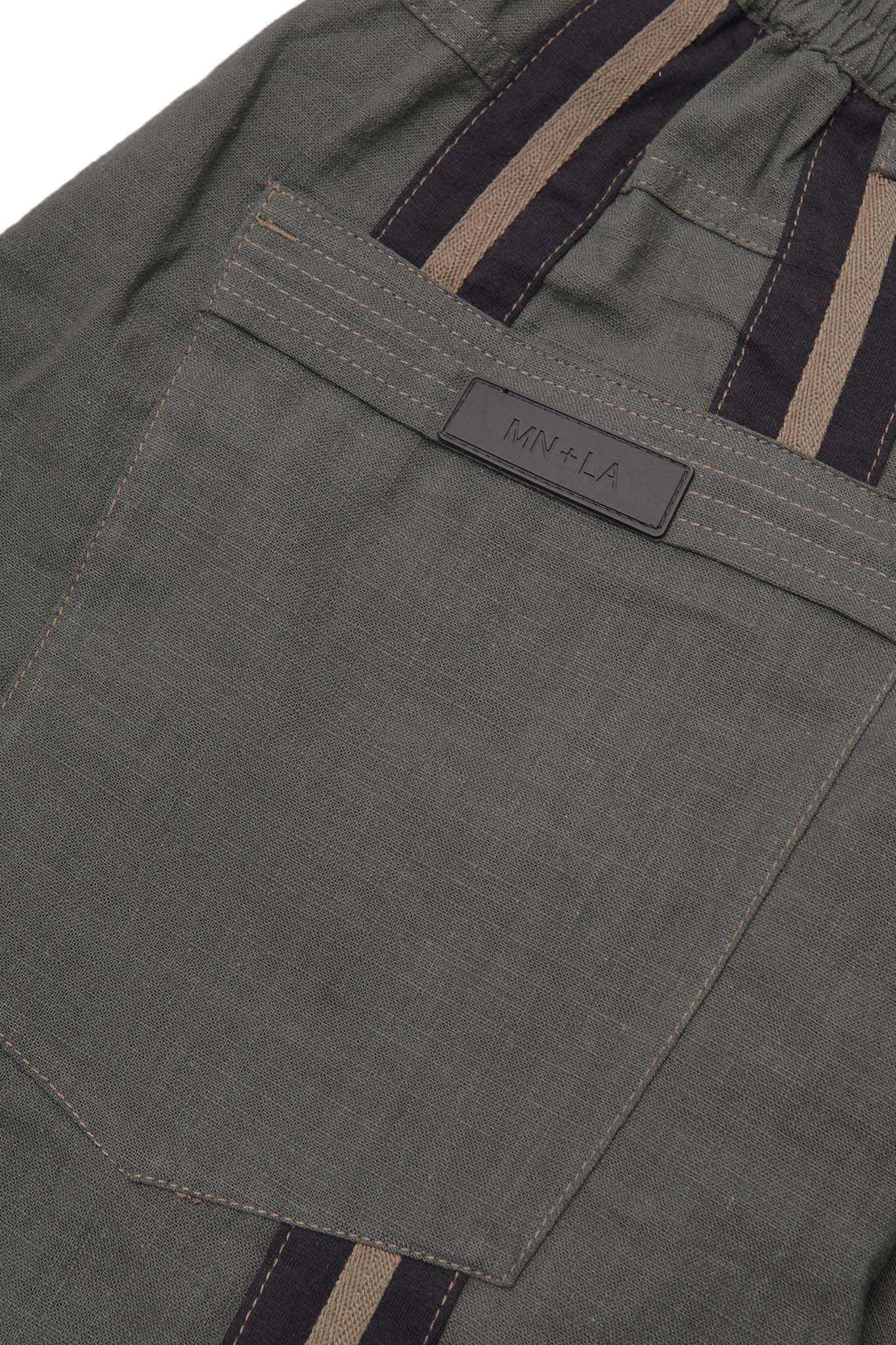 SME "STRIPE ME UP" PHAT PANTS IN PINE OLIVE - Image 10