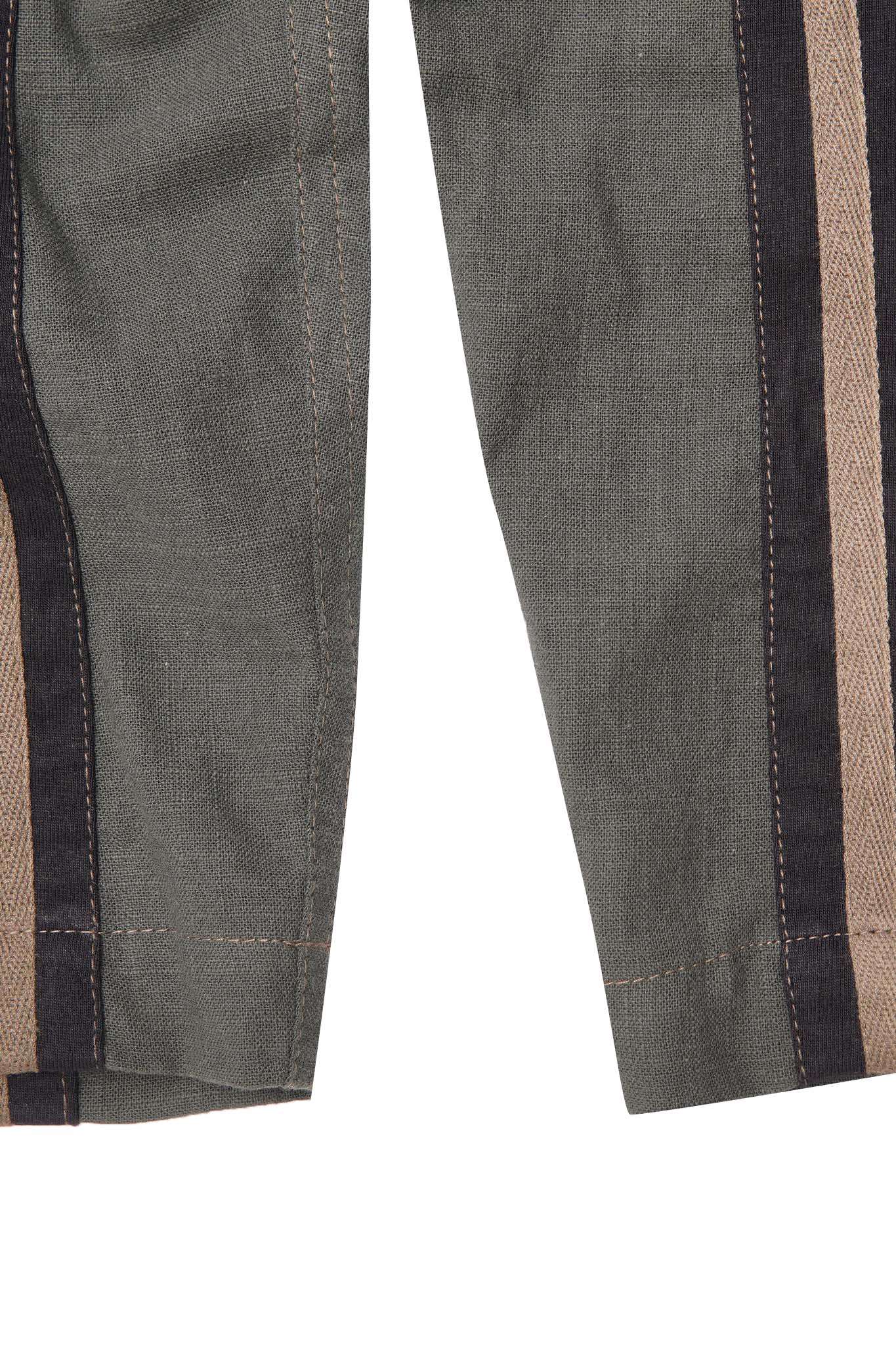 SME "STRIPE ME UP" PHAT PANTS IN PINE OLIVE - Image 12