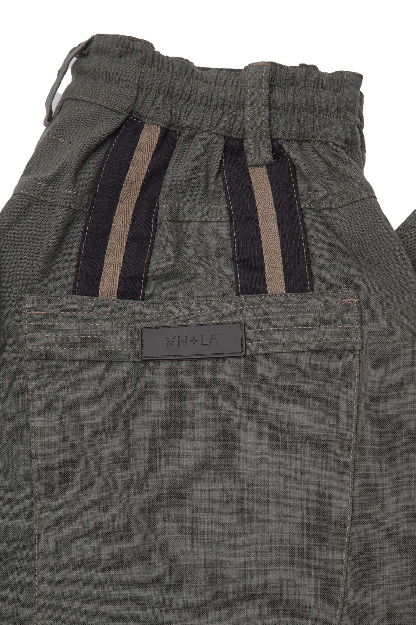 SME "STRIPE ME UP" PHAT PANTS IN PINE OLIVE - Image 9