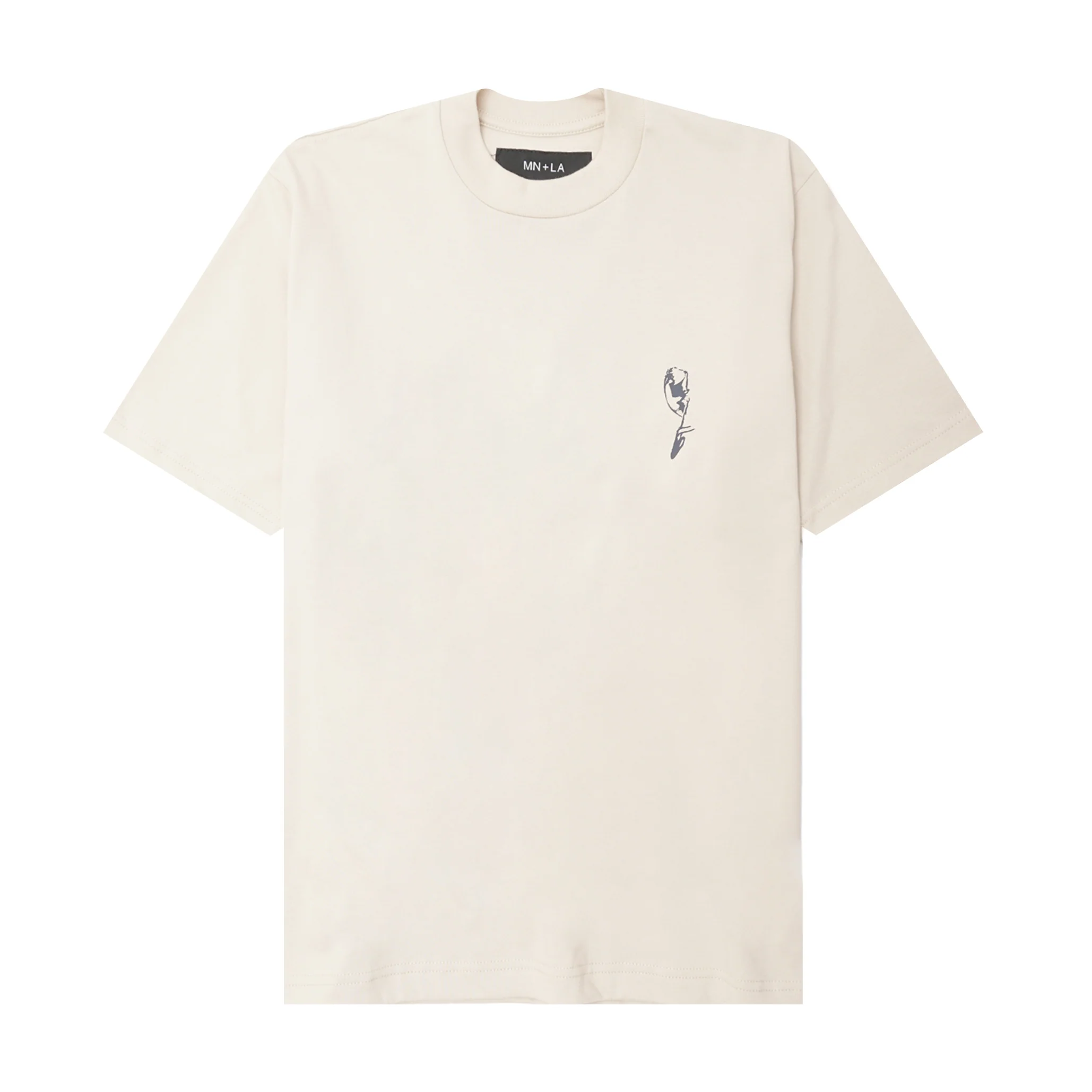 "SOUFFRE IN SILENCE" ULTRA HEAVY TEE IN OAT - Image 6