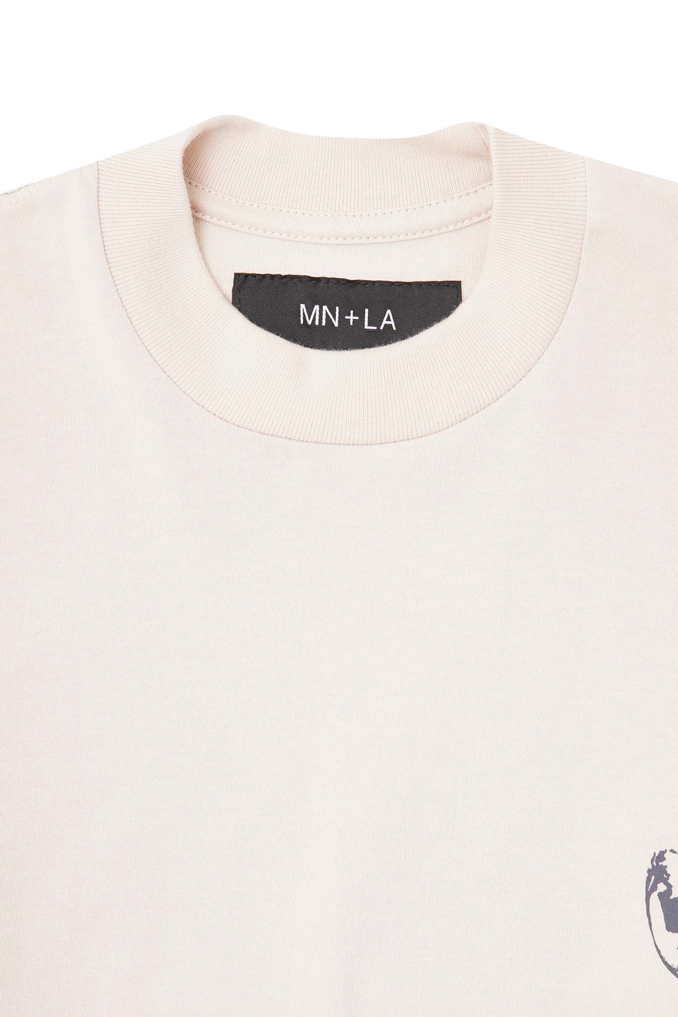 "SOUFFRE IN SILENCE" ULTRA HEAVY TEE IN OAT - Image 7
