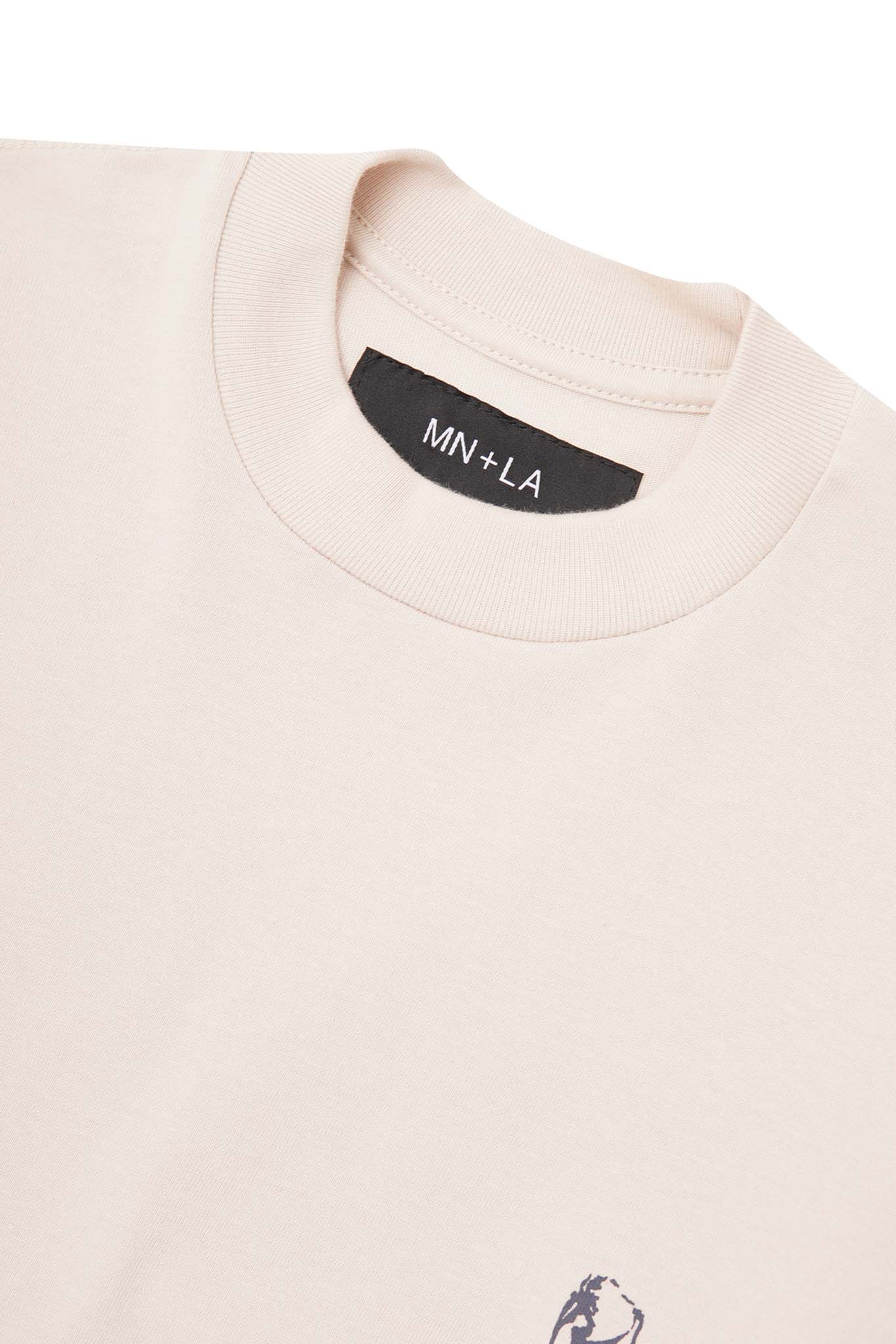 "SOUFFRE IN SILENCE" ULTRA HEAVY TEE IN OAT - Image 8
