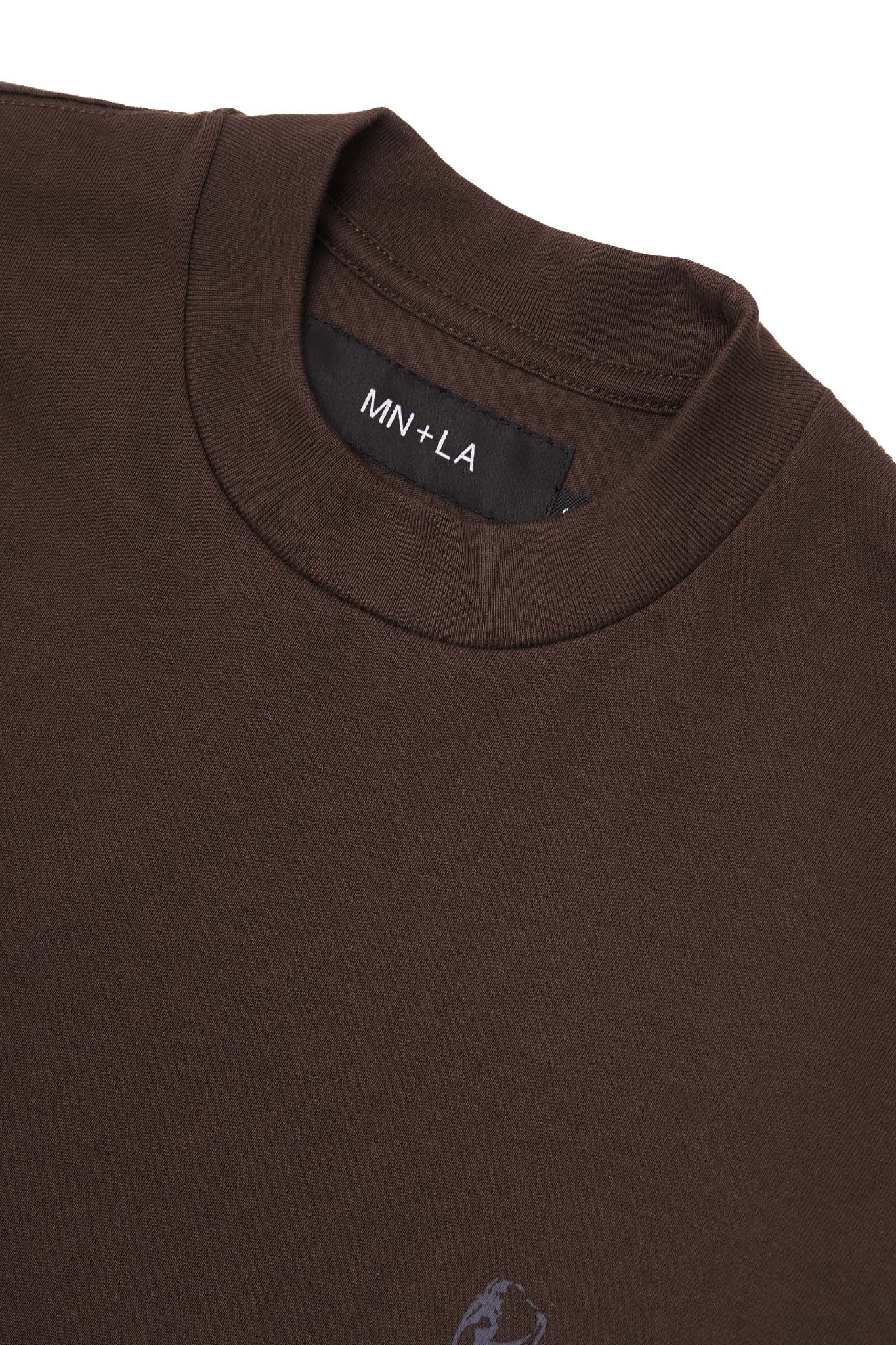 "SOUFFRE IN SILENCE" ULTRA HEAVY TEE IN WOOD - Image 8