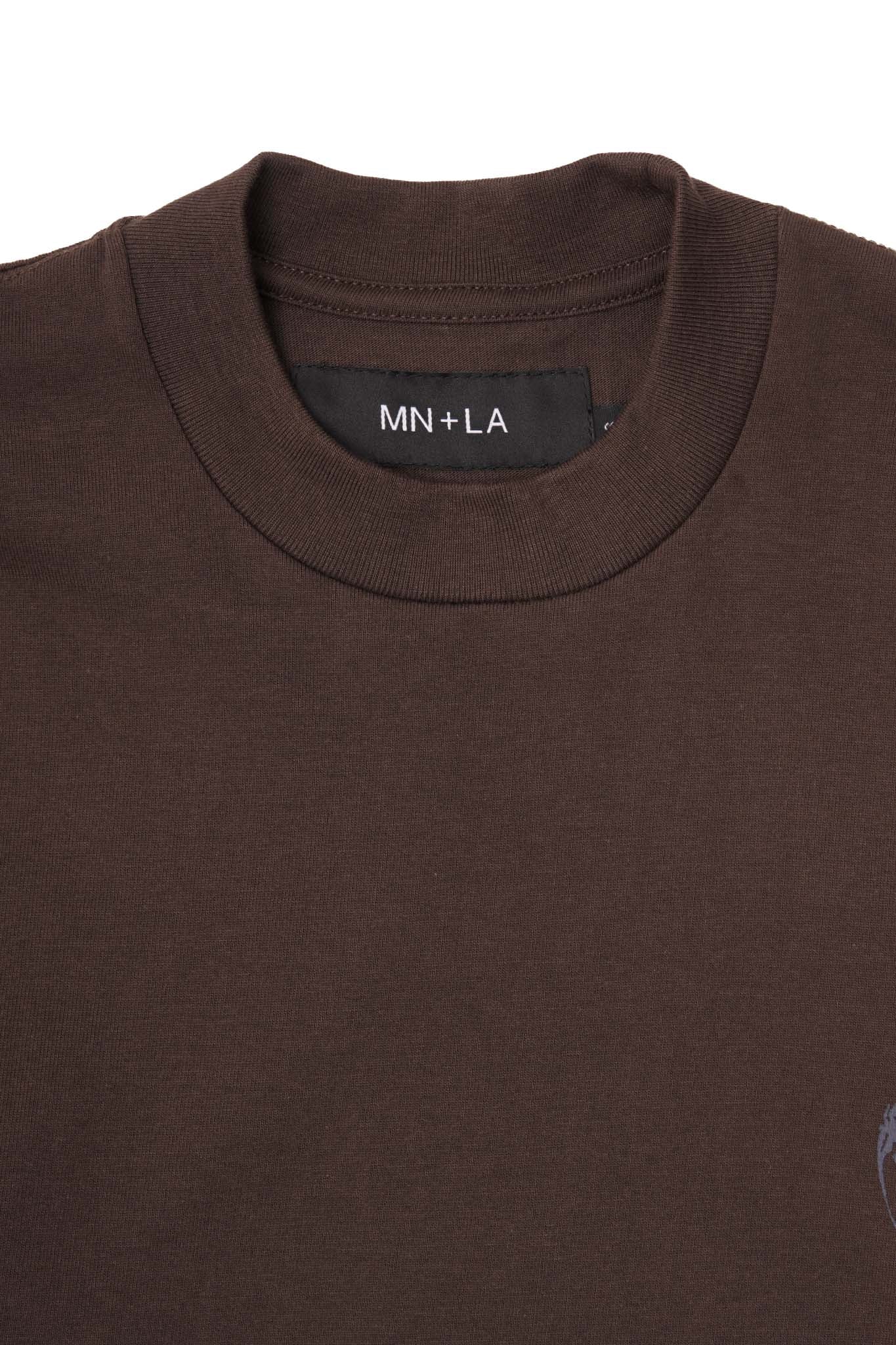 "SOUFFRE IN SILENCE" ULTRA HEAVY TEE IN WOOD - Image 9