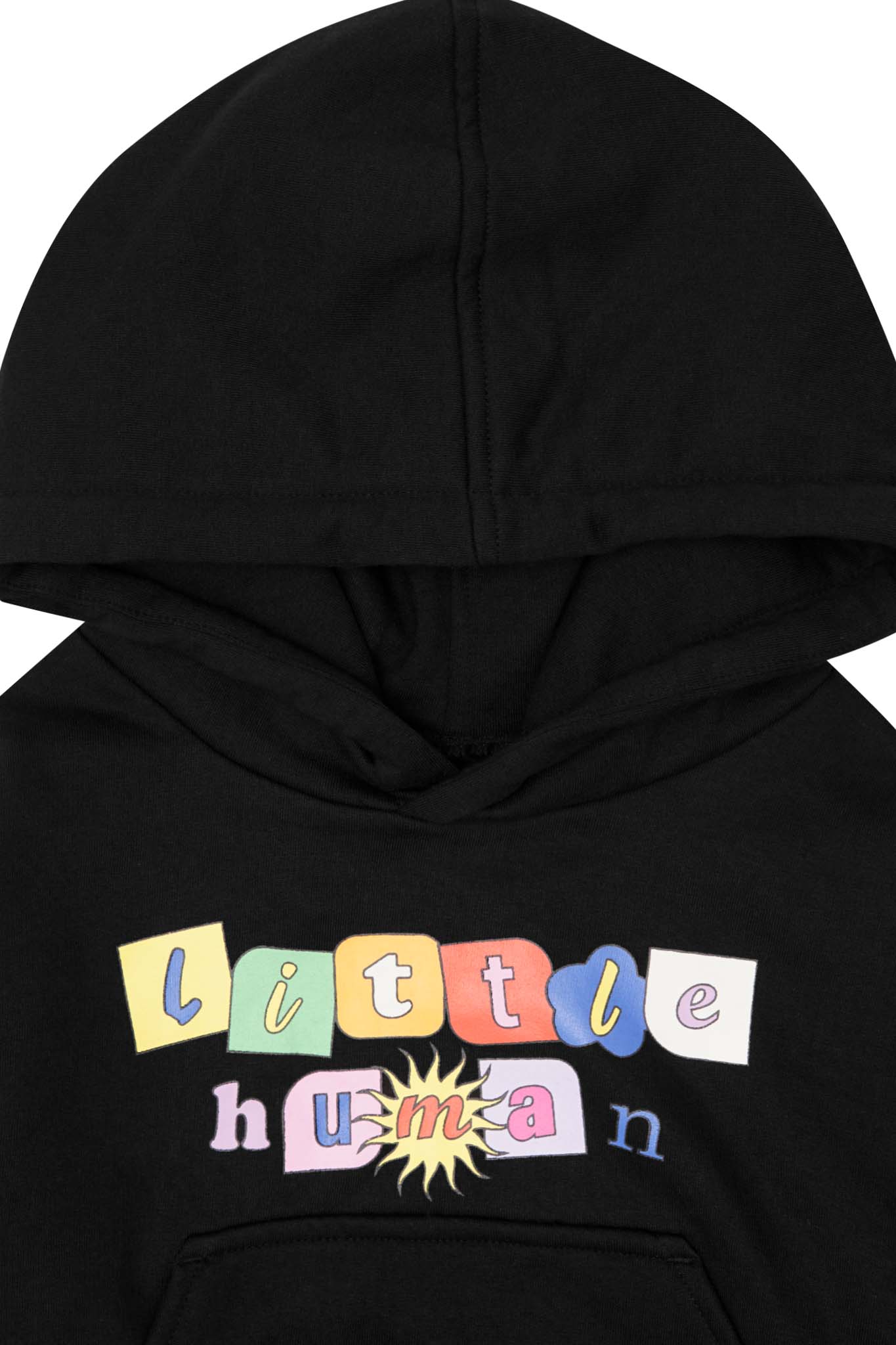 "SUN IS OUT" LITTLE HUMAN™ HOODIE IN ANTHRACITE - Image 3