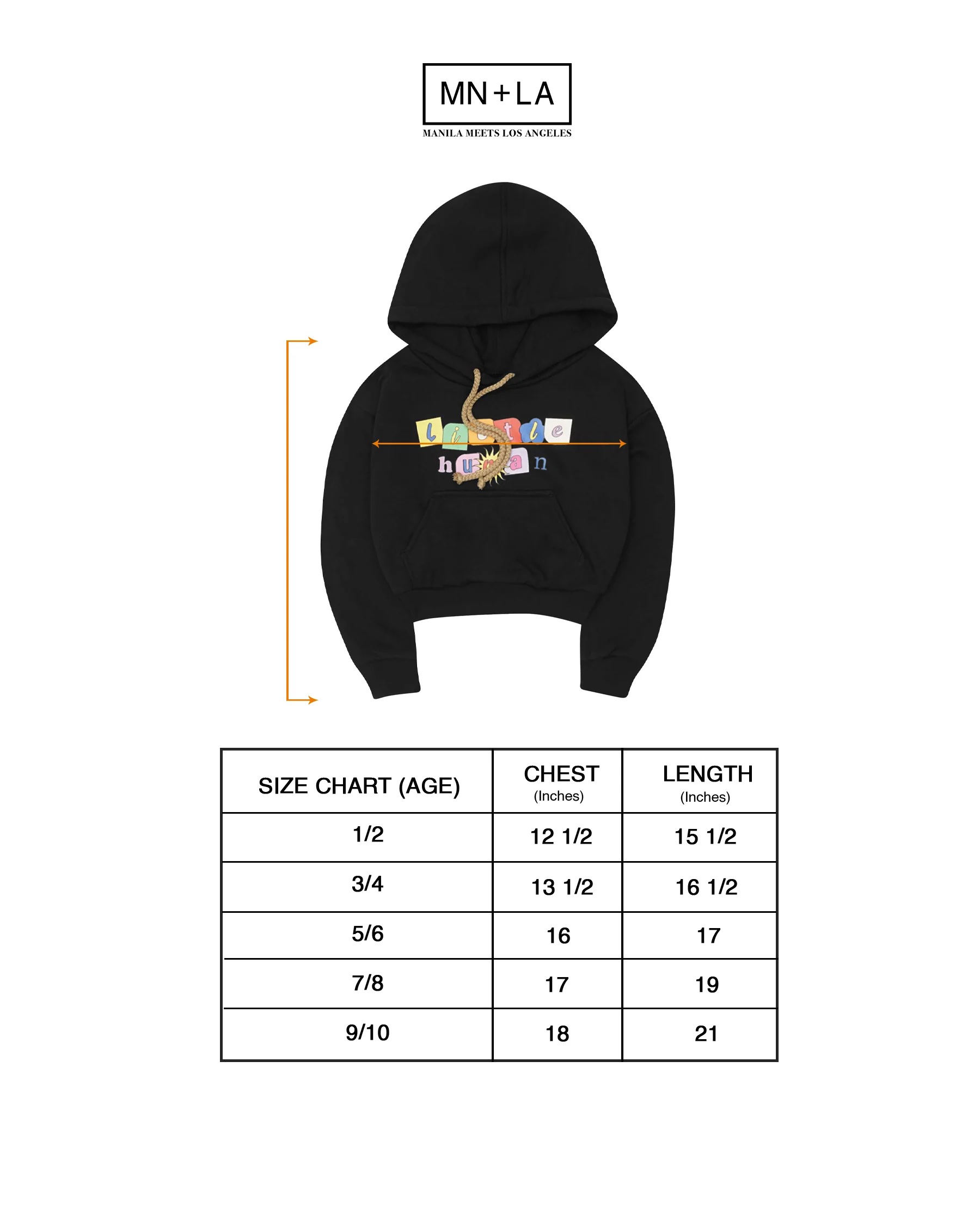 "SUN IS OUT" LITTLE HUMAN™ HOODIE IN ANTHRACITE - Image 4