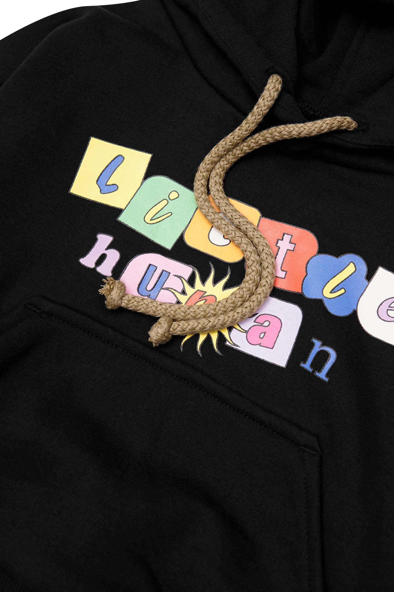 "SUN IS OUT" LITTLE HUMAN™ HOODIE IN ANTHRACITE - Image 6