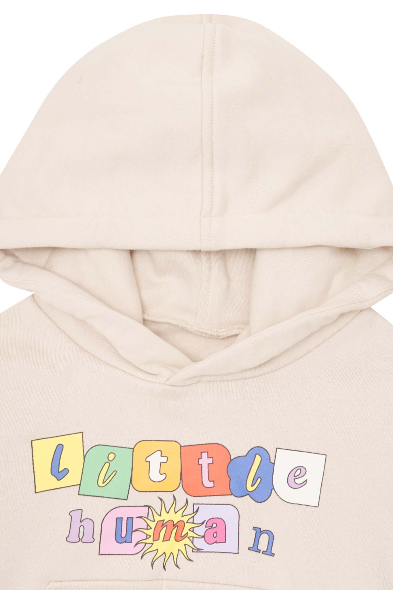 "SUN IS OUT" LITTLE HUMAN™ HOODIE IN OAT - Image 3