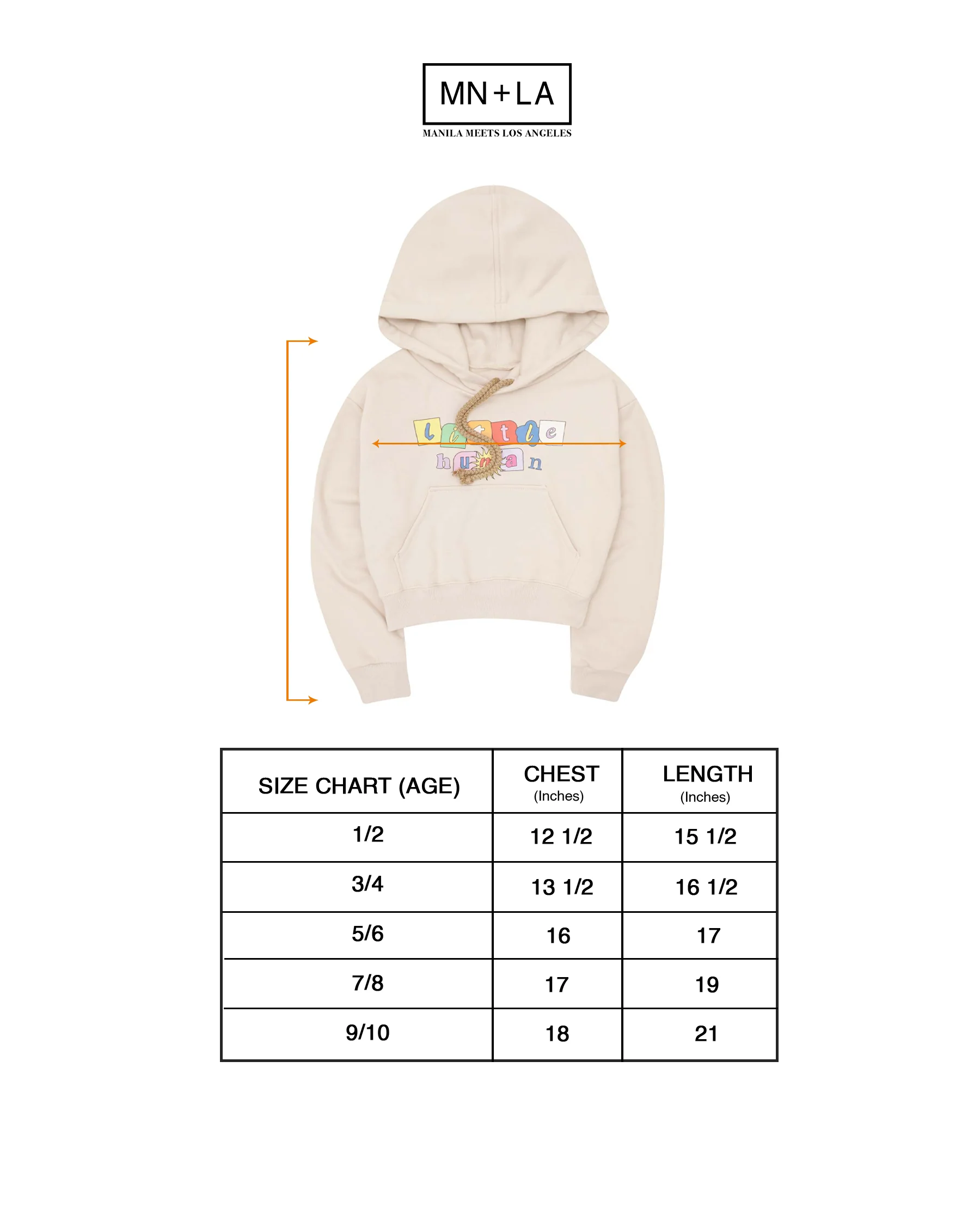 "SUN IS OUT" LITTLE HUMAN™ HOODIE IN OAT - Image 4