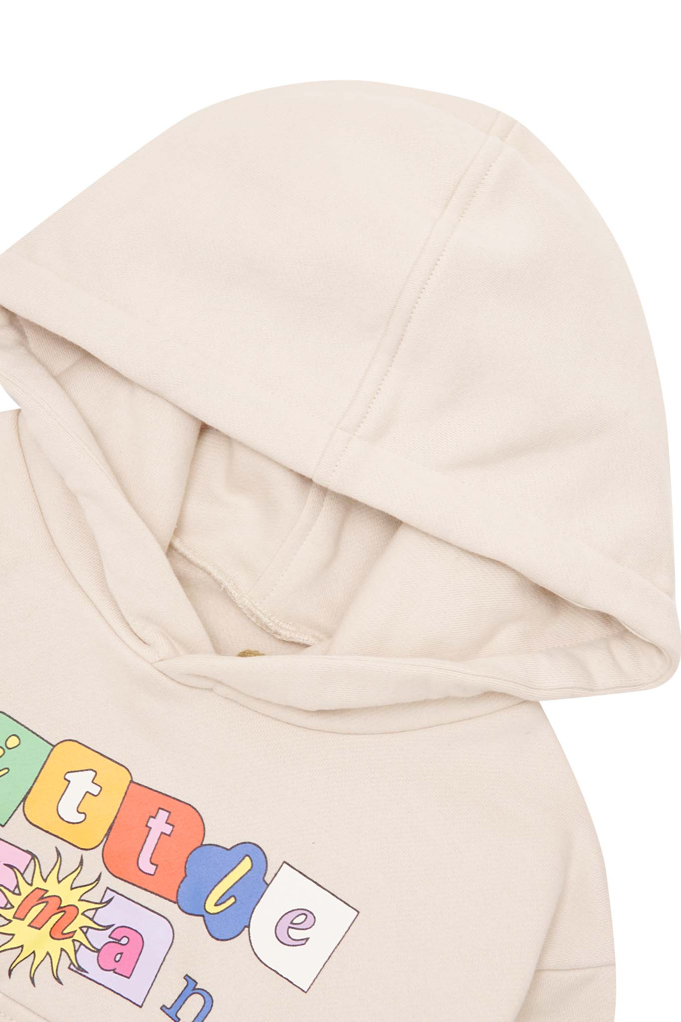 "SUN IS OUT" LITTLE HUMAN™ HOODIE IN OAT - Image 5