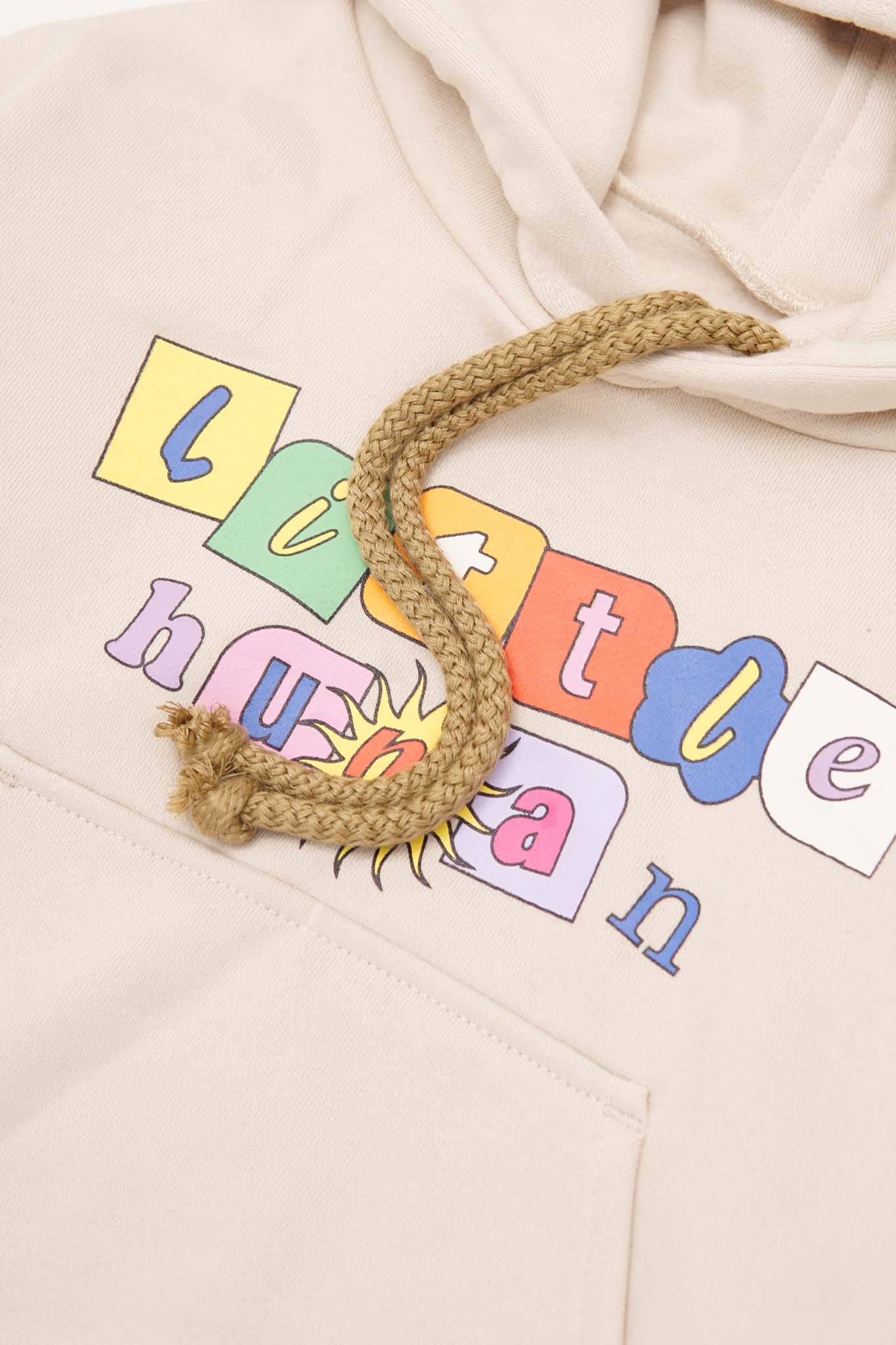 "SUN IS OUT" LITTLE HUMAN™ HOODIE IN OAT - Image 7