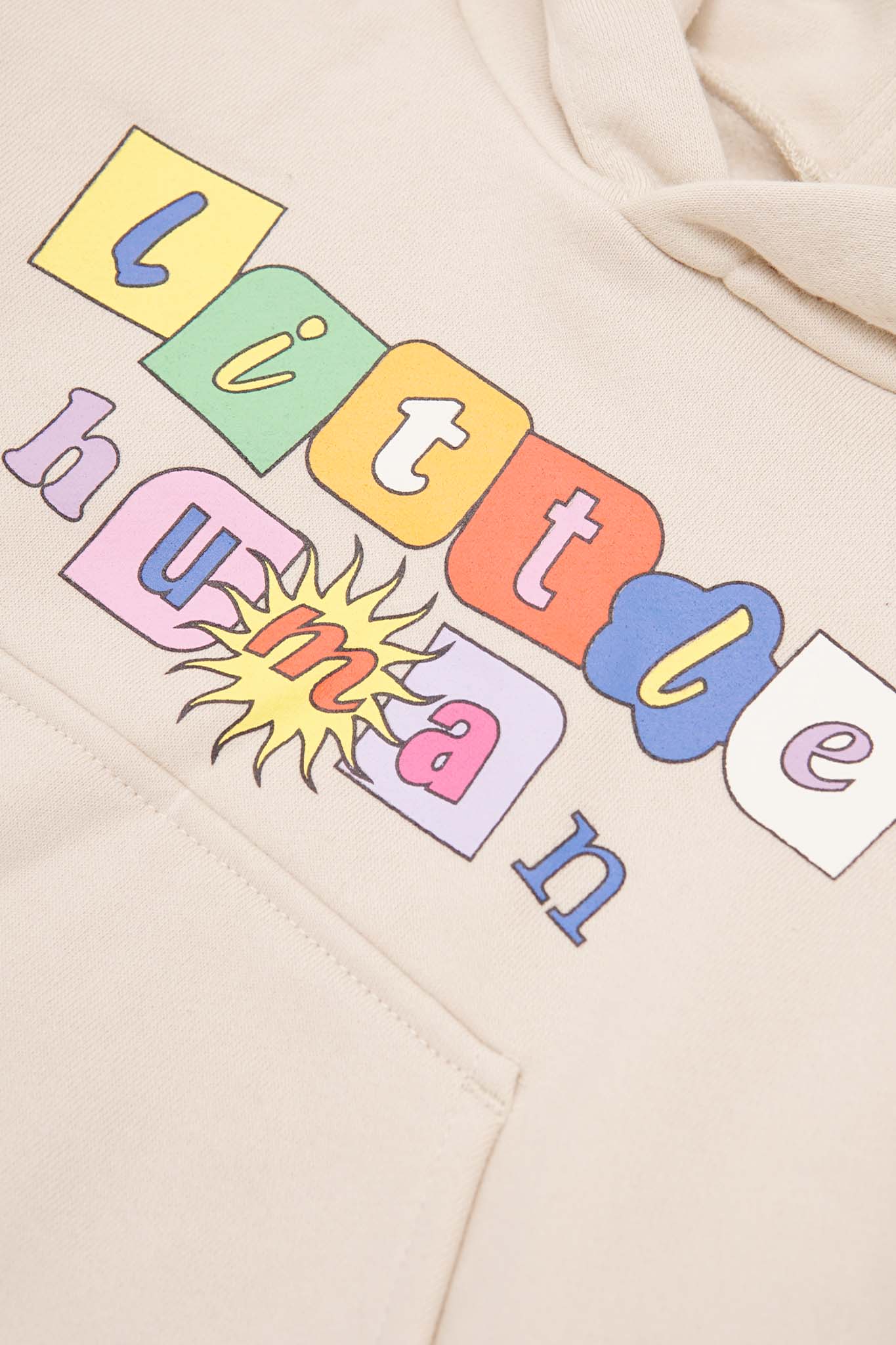 "SUN IS OUT" LITTLE HUMAN™ HOODIE IN OAT - Image 8
