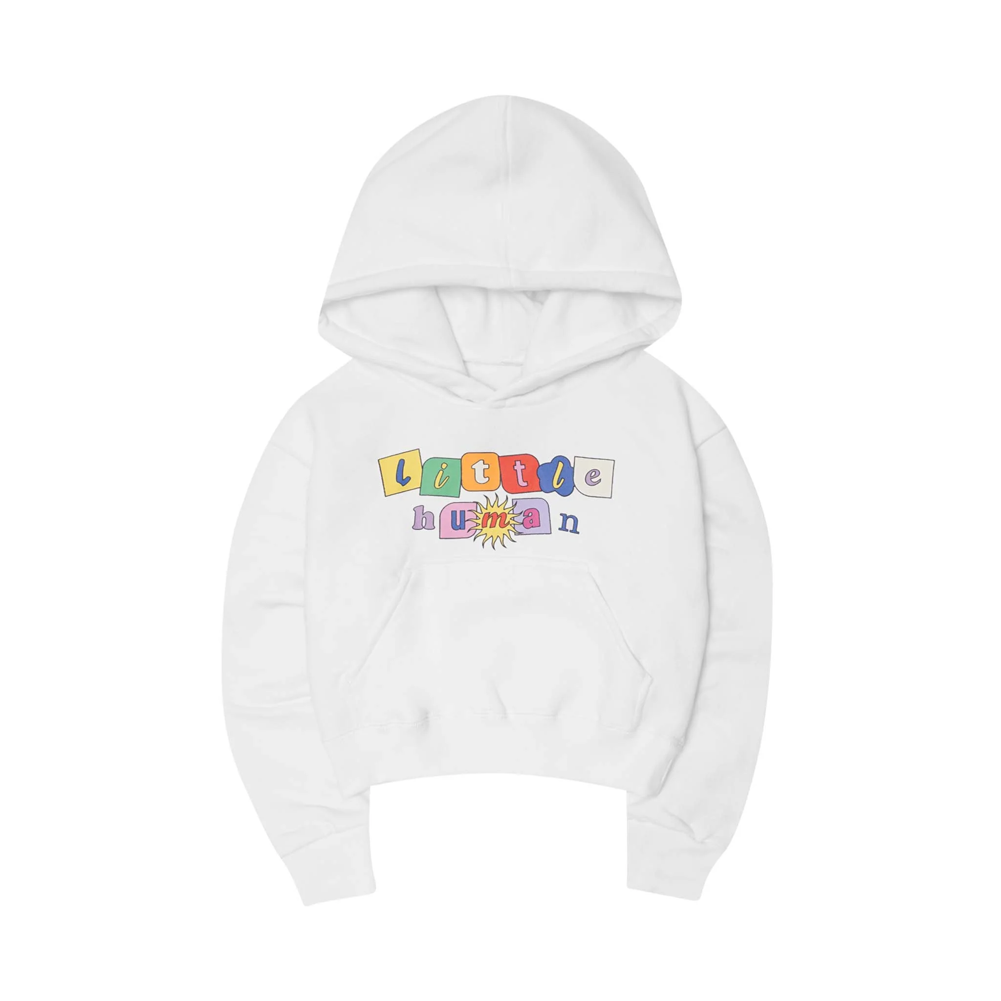 "SUN IS OUT" LITTLE HUMAN™ HOODIE IN WHITE - Image 2