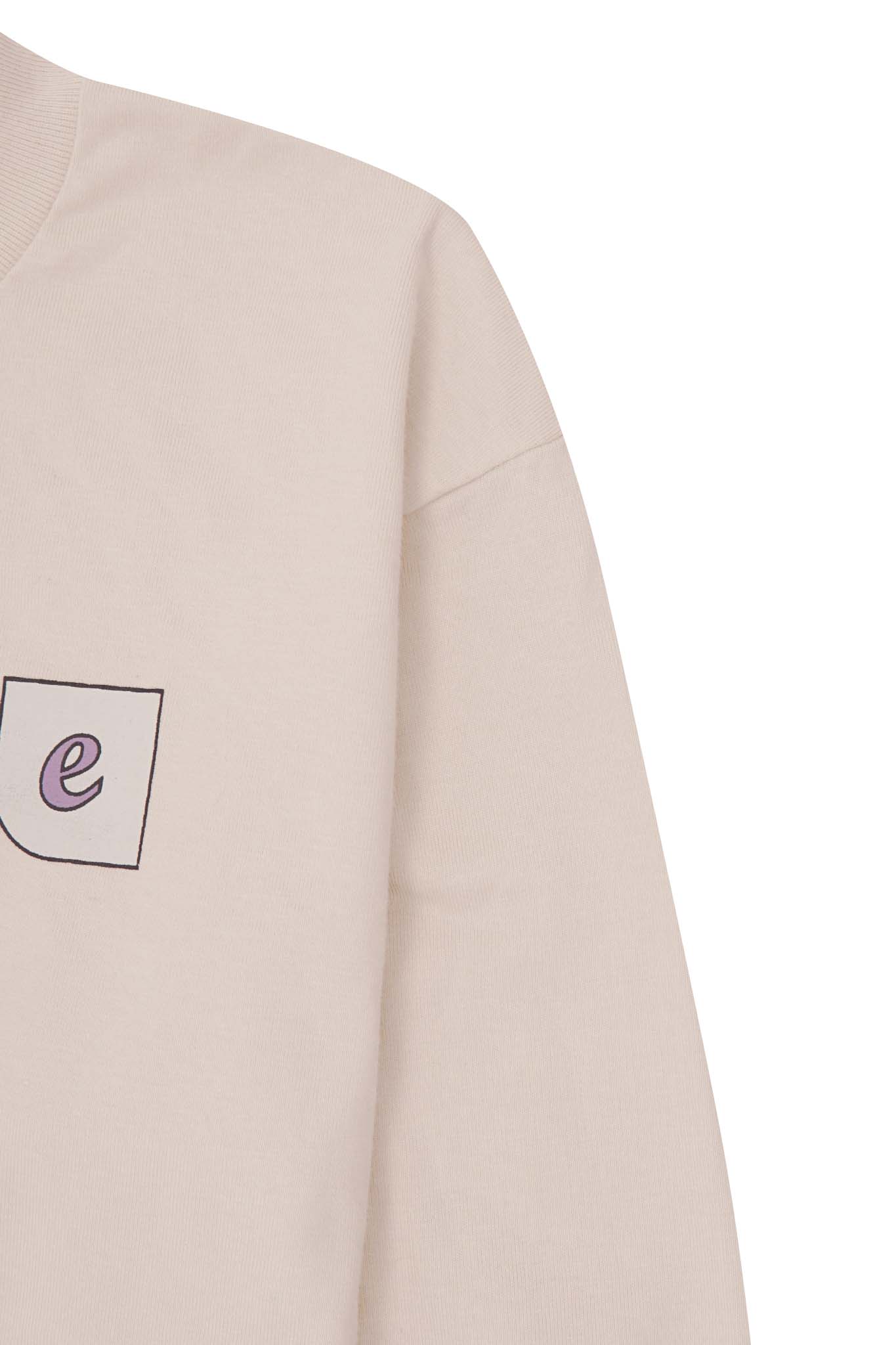 "SUN IS OUT" LITTLE HUMAN™ LONGSLEEVE TEE IN OAT - Image 6