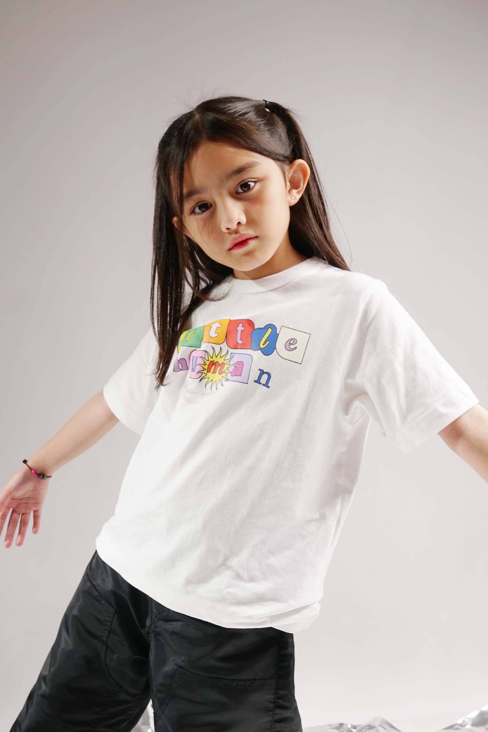"SUN IS OUT" LITTLE HUMAN™ TEE IN WHITE - Image 2