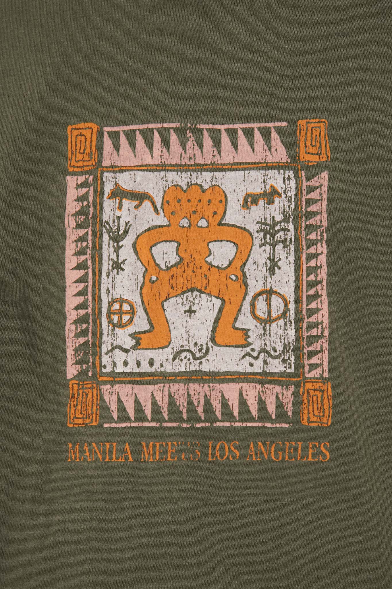 "SUPEREGO" ULTRA HEAVY TEE IN OLIVE - Image 7