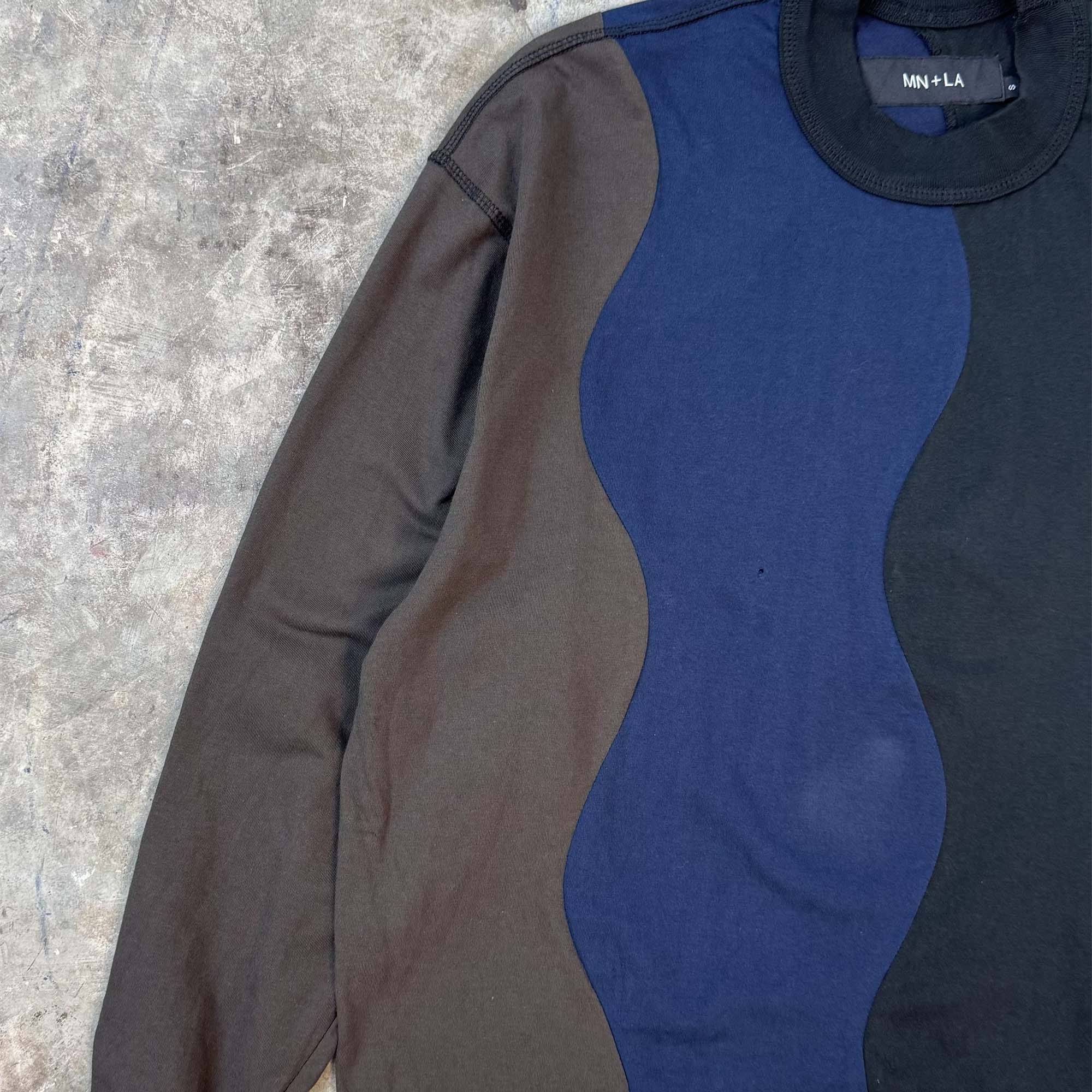 SWERVE CUTOFF SWEATSHIRT IN DEEP SEA - Image 3